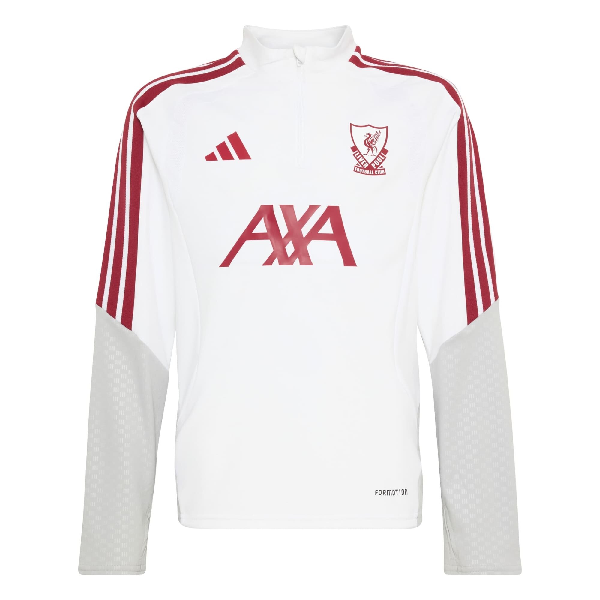 Liverpool adidas Training Top - White - Kids, , rebel_hi-res