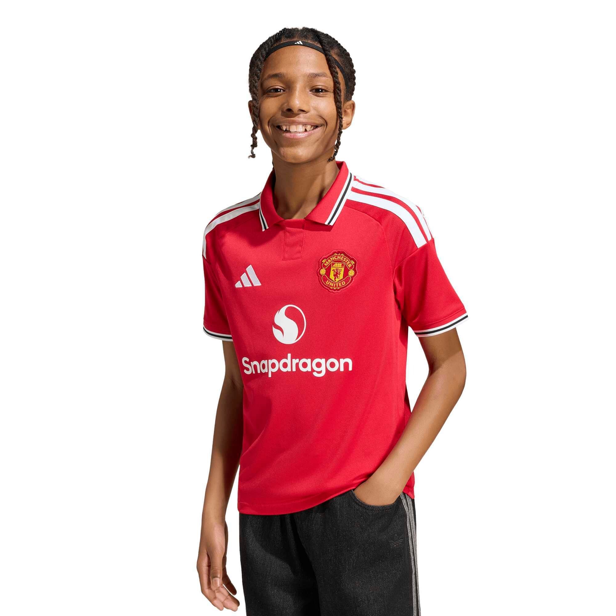 Manchester United adidas Home Shirt 2026-27 - Kids, , rebel_hi-res