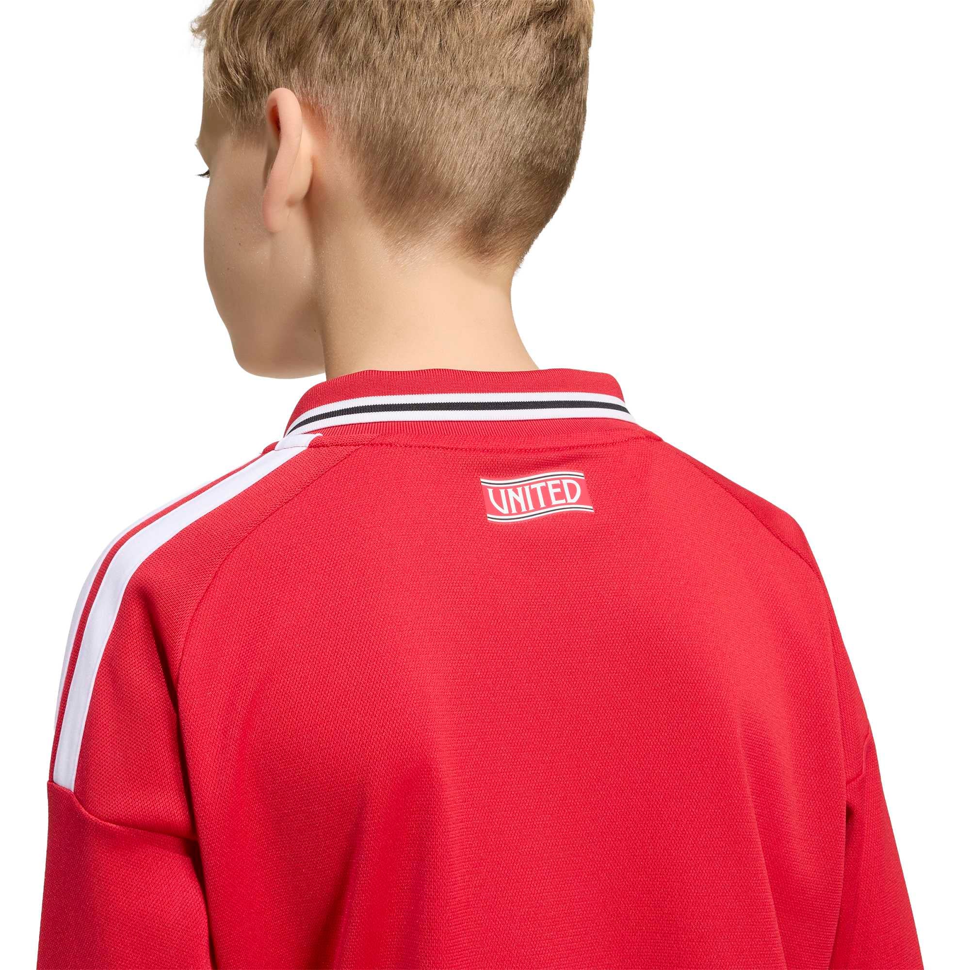 Manchester United adidas Home Shirt 2026-27 - Kids - Long Sleeve, , rebel_hi-res