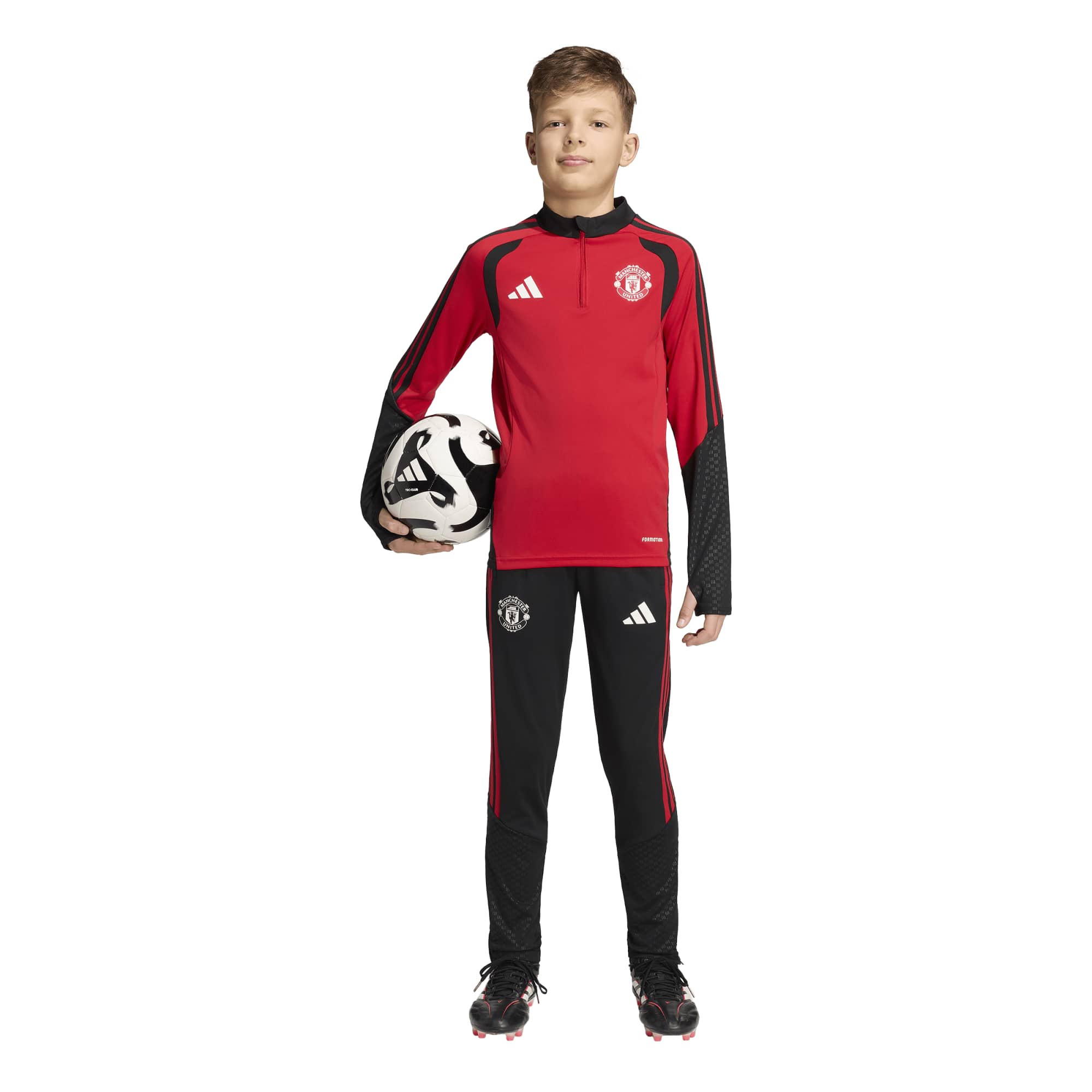 Manchester United adidas Training Top - Red - Kids, , rebel_hi-res