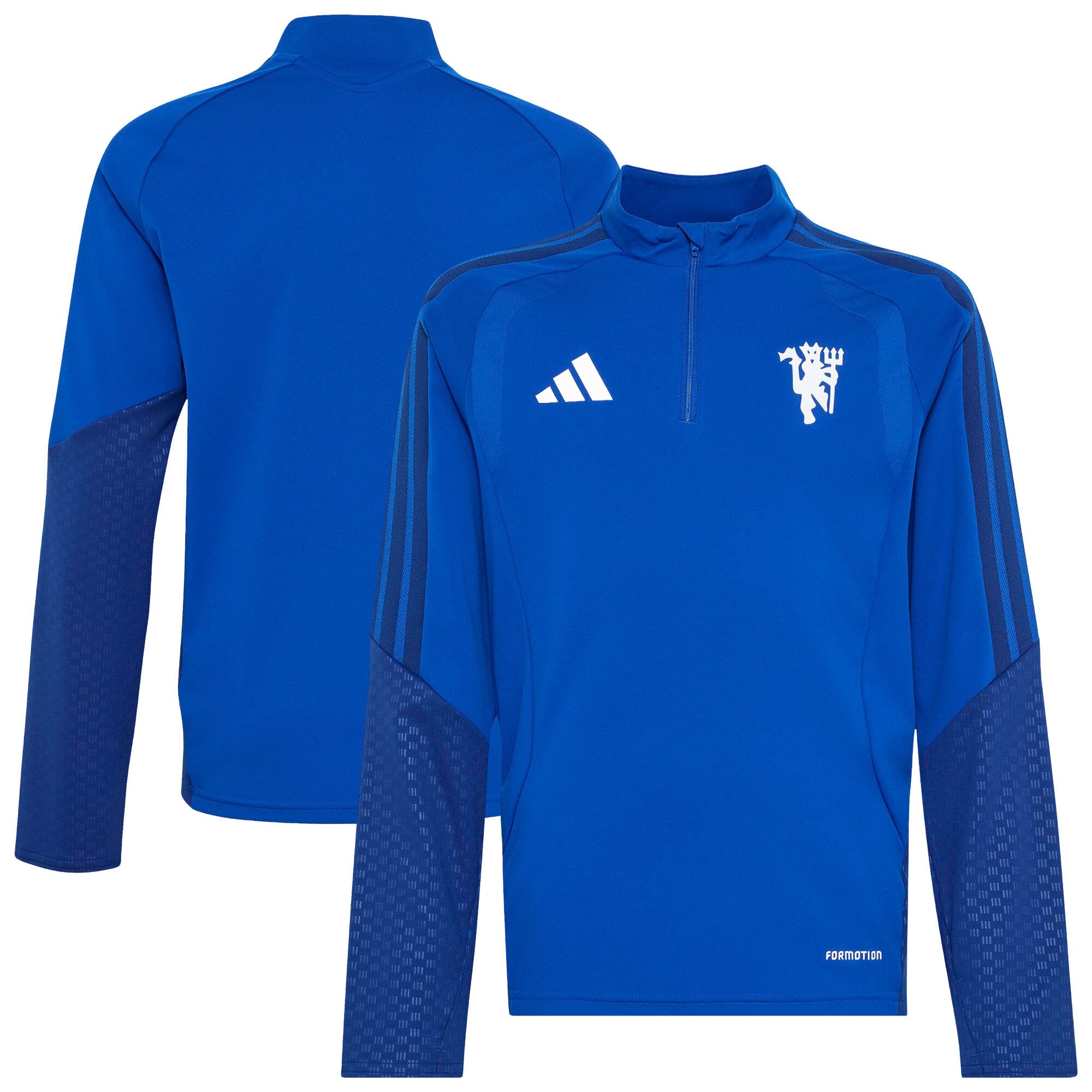 Manchester United adidas Cup Training Top - Royal - Kids, , rebel_hi-res
