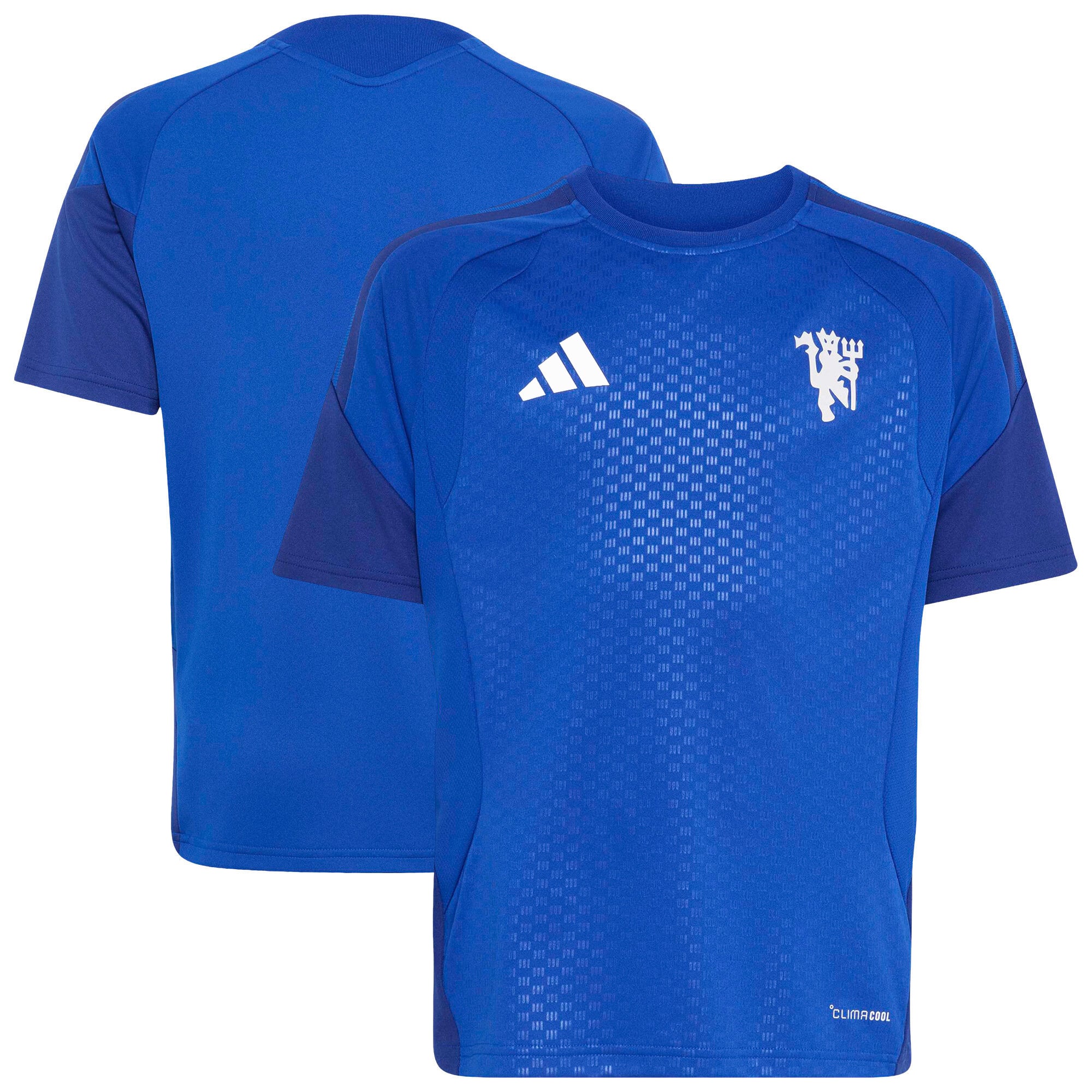 Manchester United adidas Cup Training Jersey- Royal - Kids, , rebel_hi-res