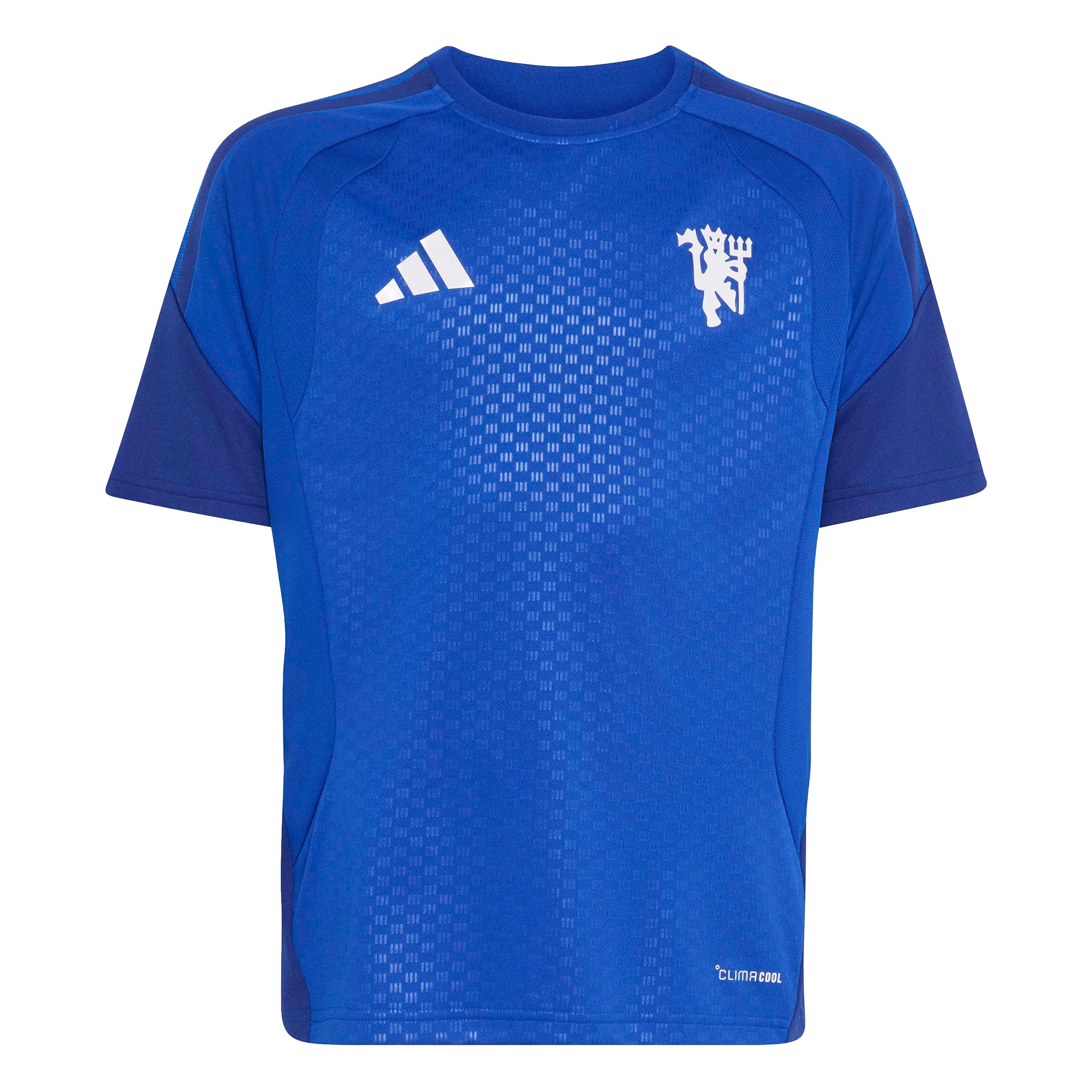 Manchester United adidas Cup Training Jersey- Royal - Kids, , rebel_hi-res