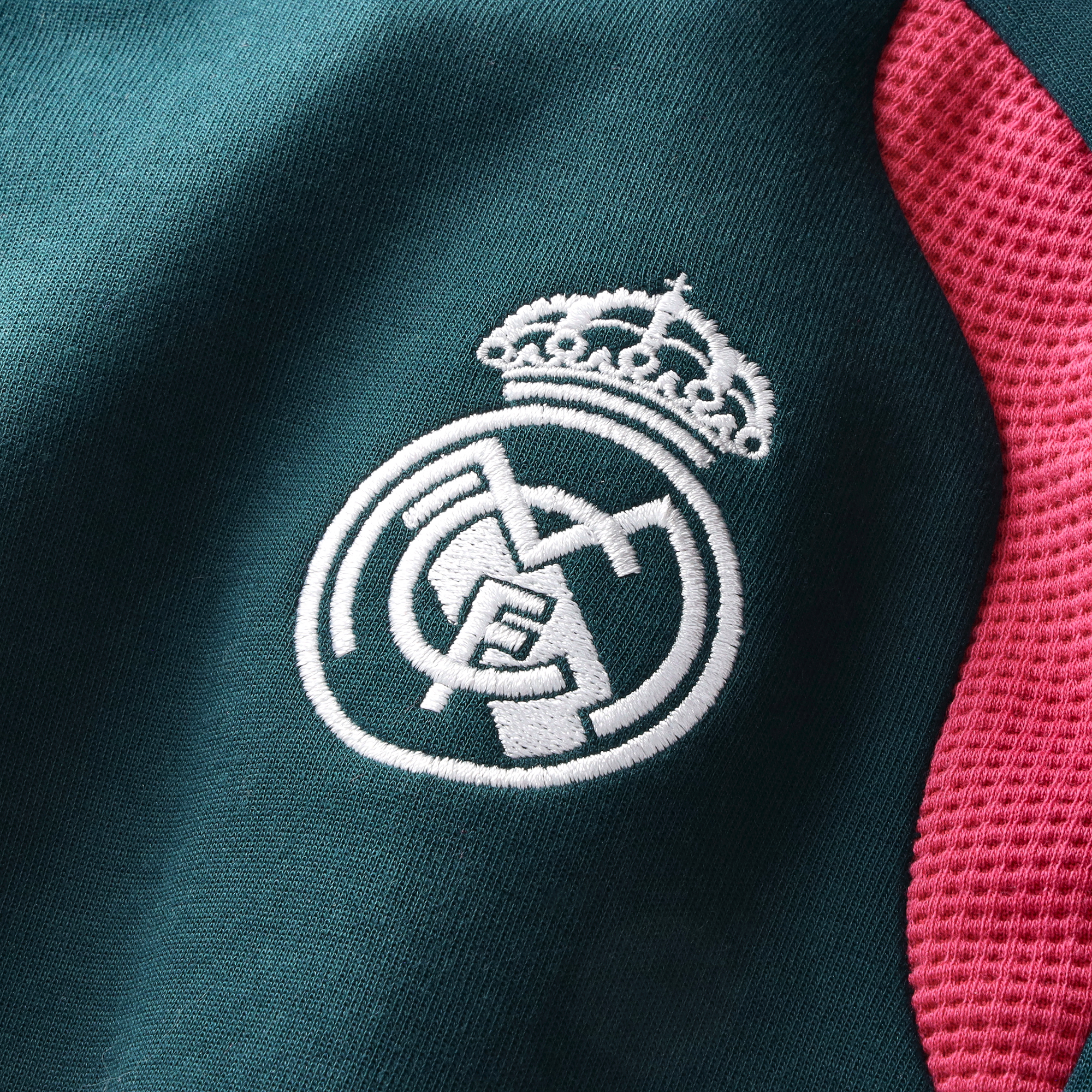 Real Madrid adidas Training Hoodie - Dark Green - Kids, , rebel_hi-res
