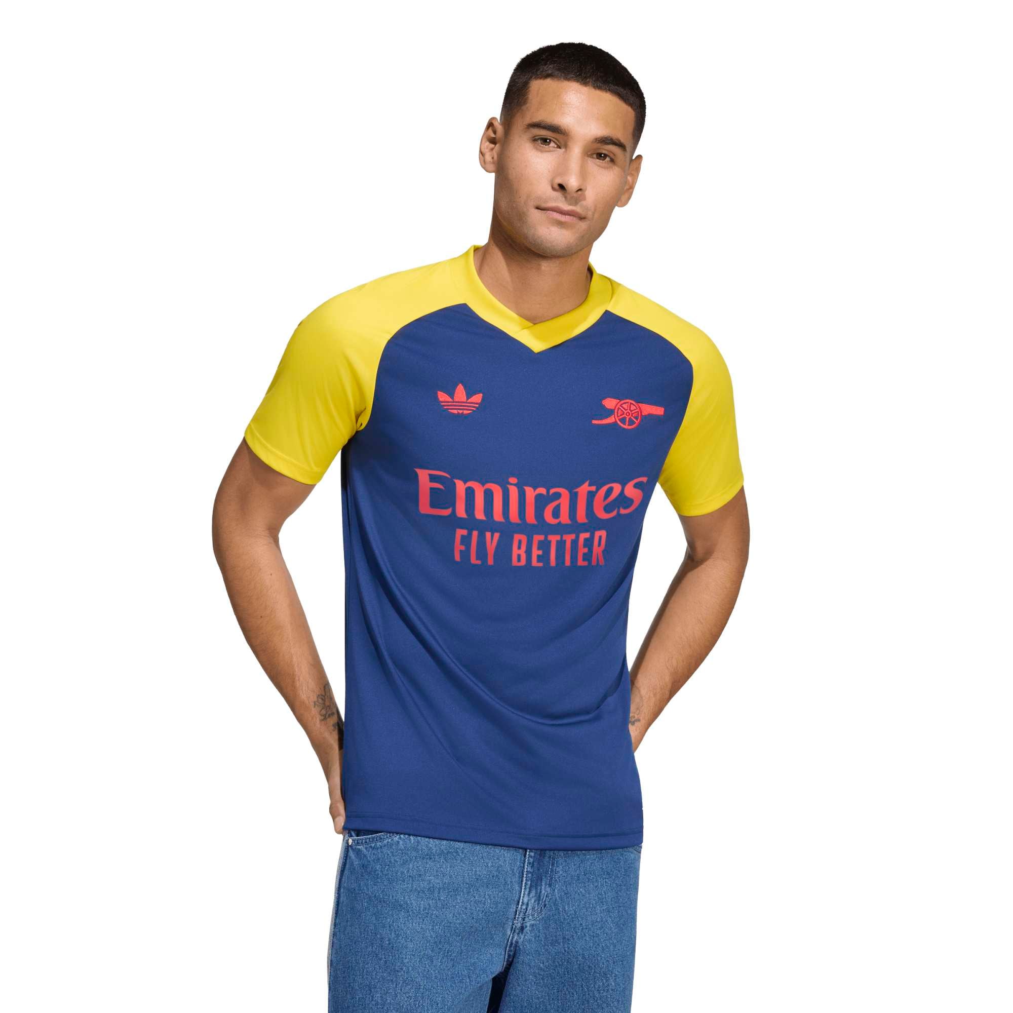 Arsenal adidas Away Pre Match Top - Navy, , rebel_hi-res