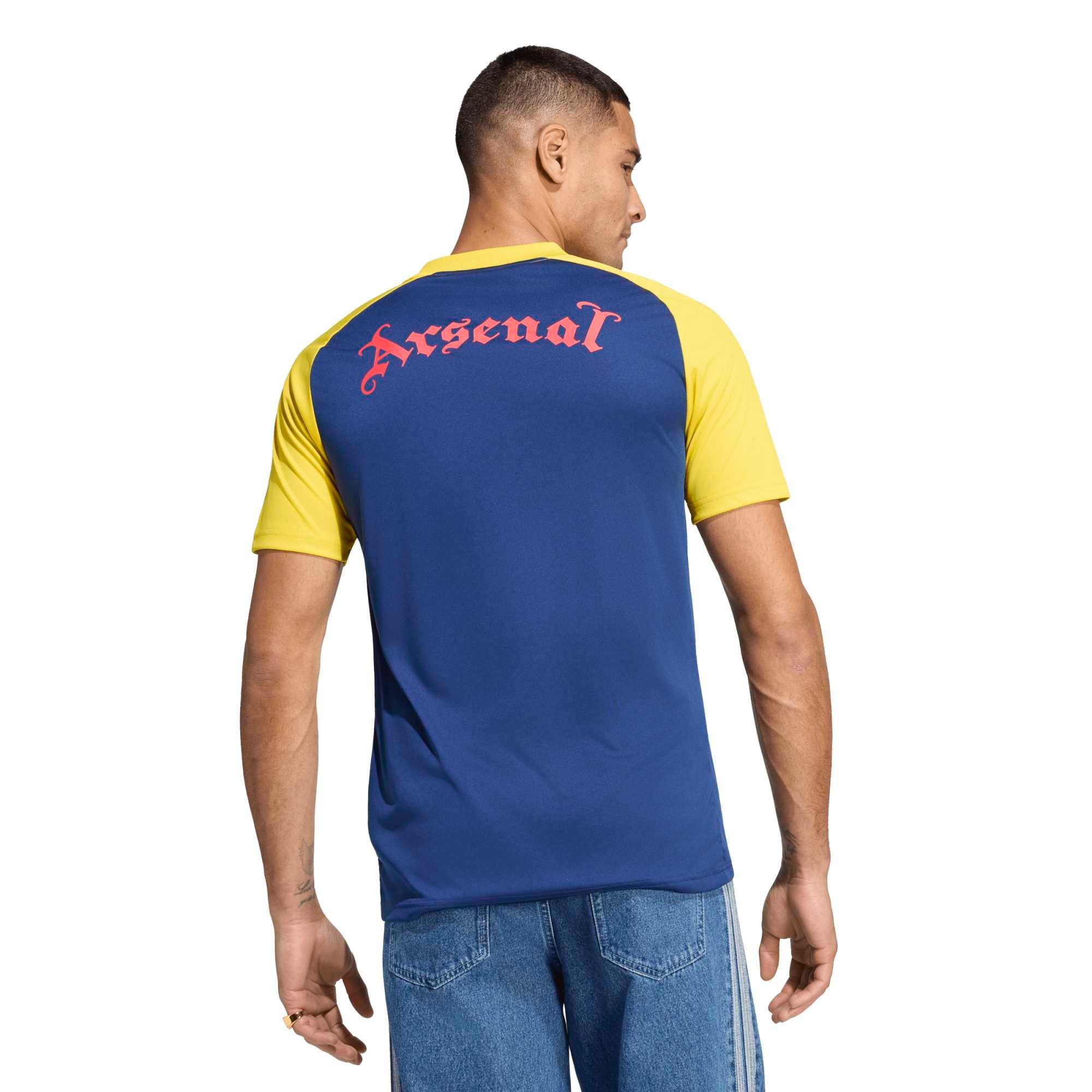 Arsenal adidas Away Pre Match Top - Navy, , rebel_hi-res