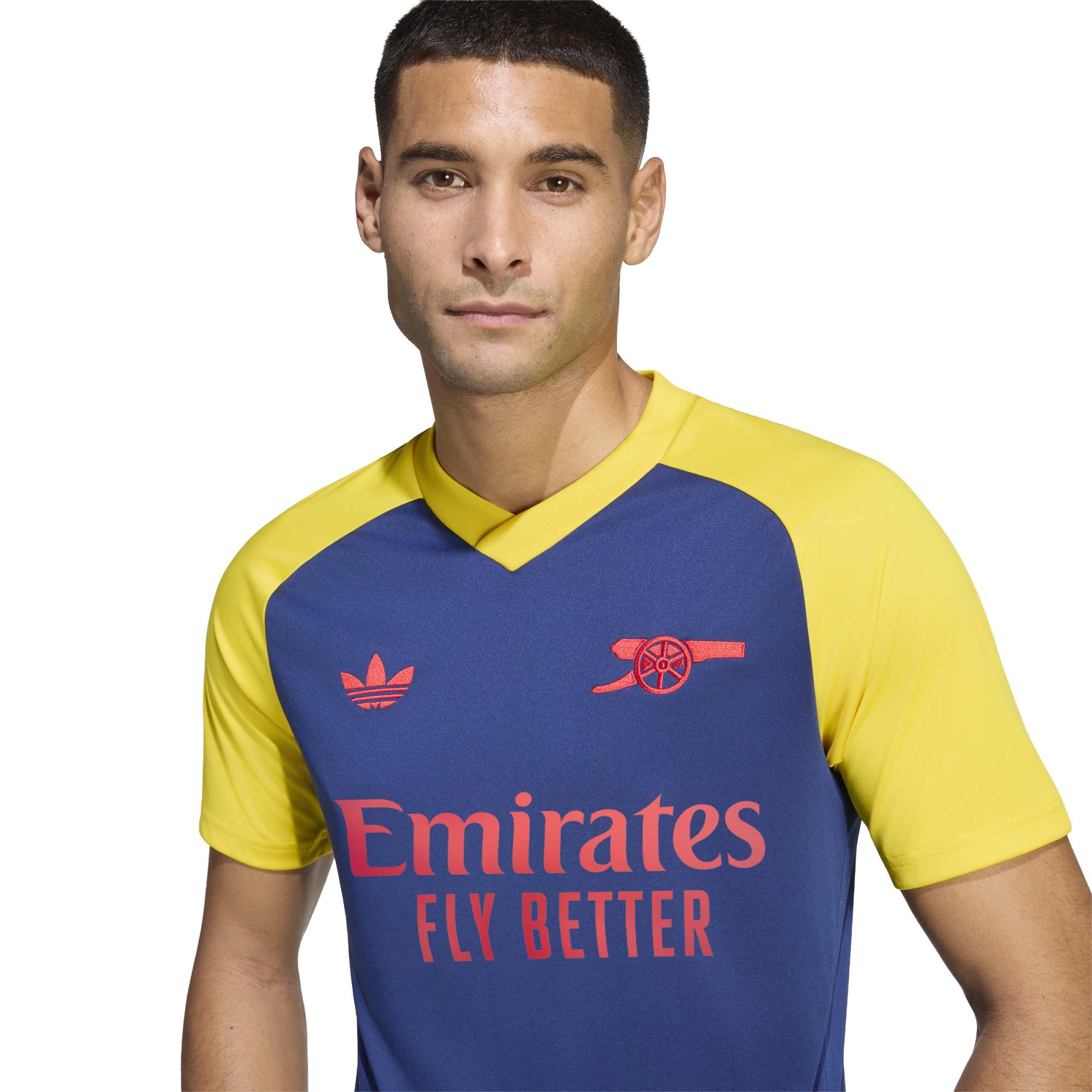 Arsenal adidas Away Pre Match Top - Navy, , rebel_hi-res