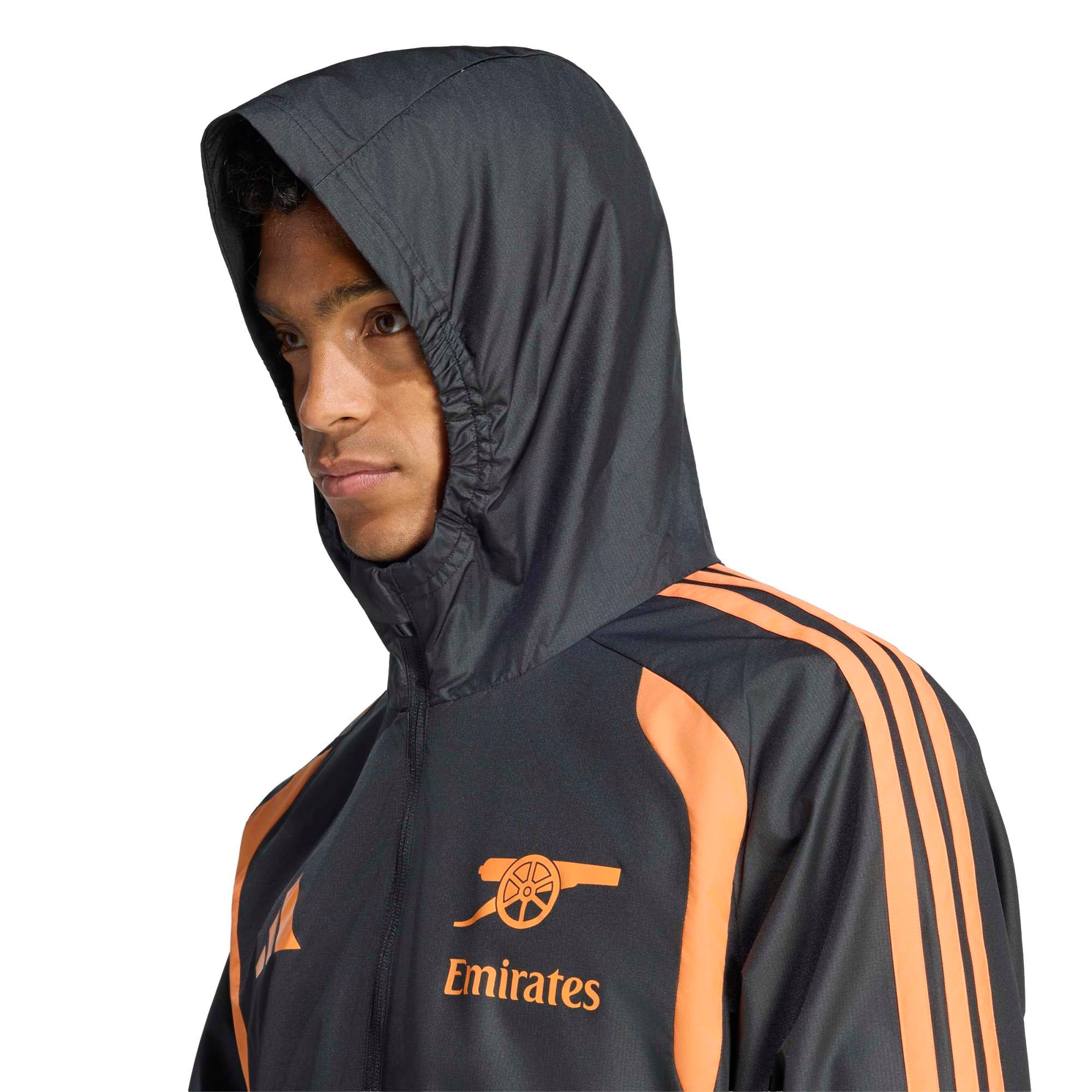 Arsenal adidas Training All-Weather Jacket - Black, , rebel_hi-res
