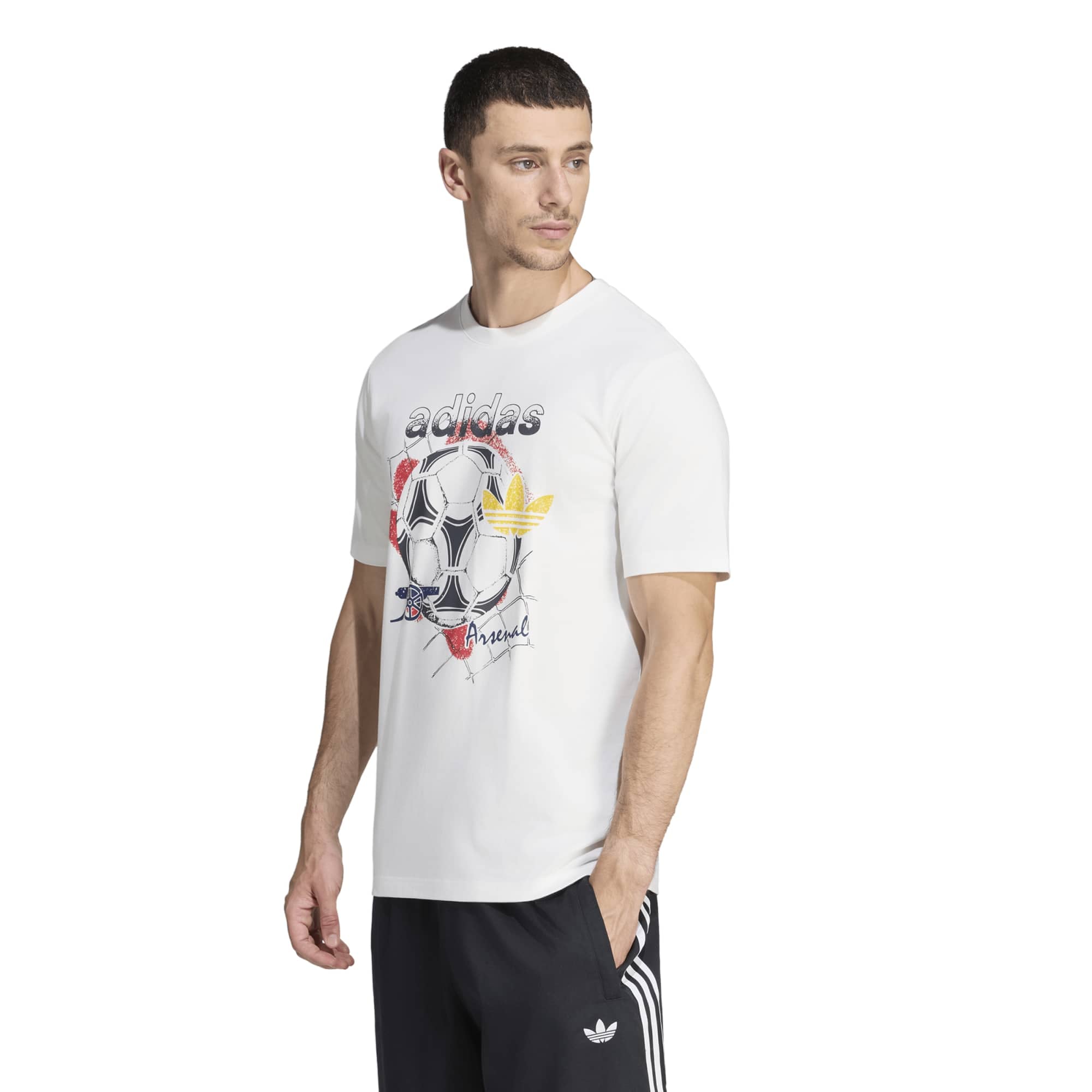 Arsenal adidas Originals Graphic T-Shirt - White, , rebel_hi-res