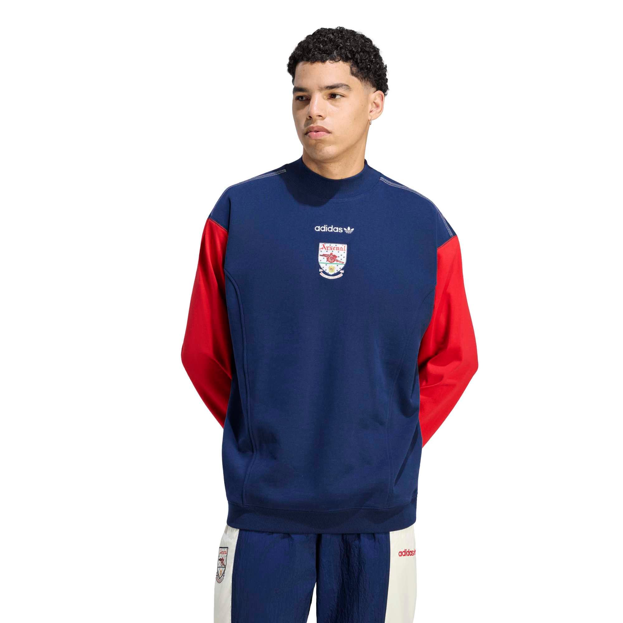 Arsenal adidas EQT Sweater - Navy