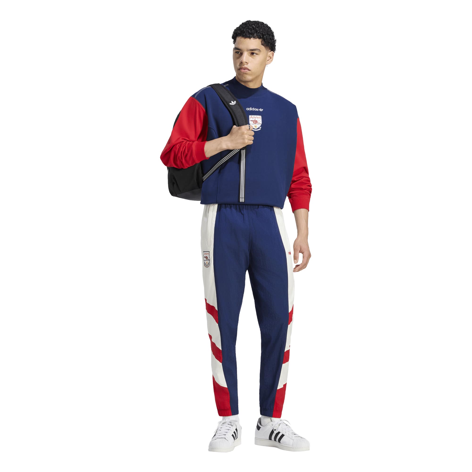 Arsenal adidas EQT Sweater - Navy, , rebel_hi-res