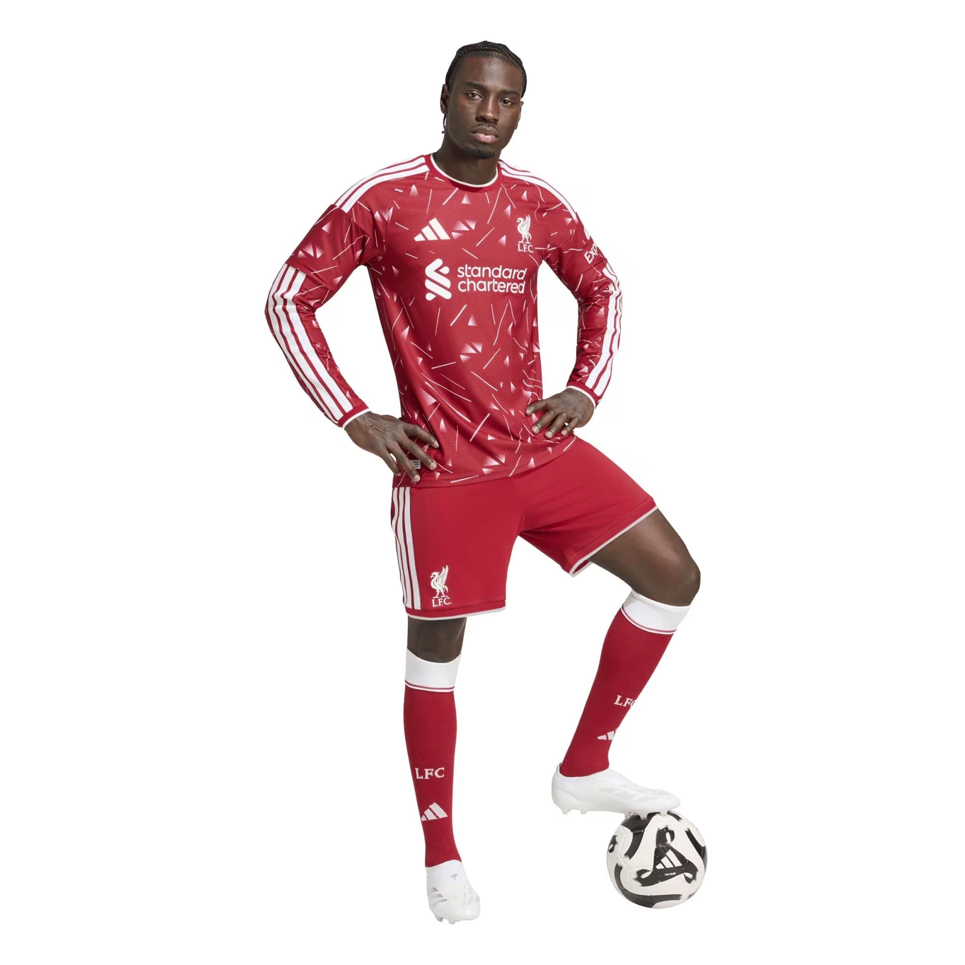 Liverpool adidas Home Authentic Shirt 2026-27 - Long Sleeve, , rebel_hi-res