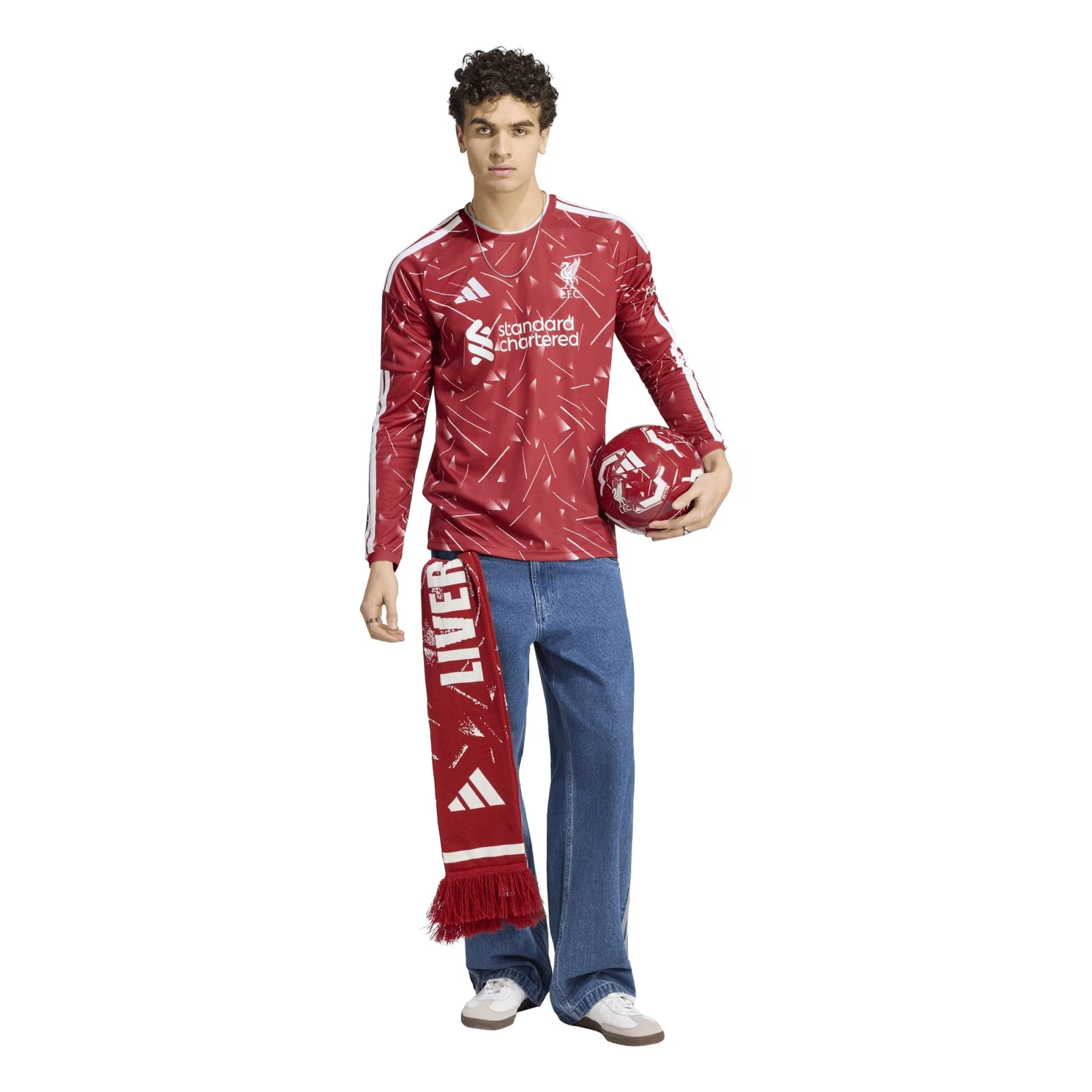 adidas Liverpool FC 2026/27 Home Replica Long Sleeve Football Jersey, , rebel_hi-res