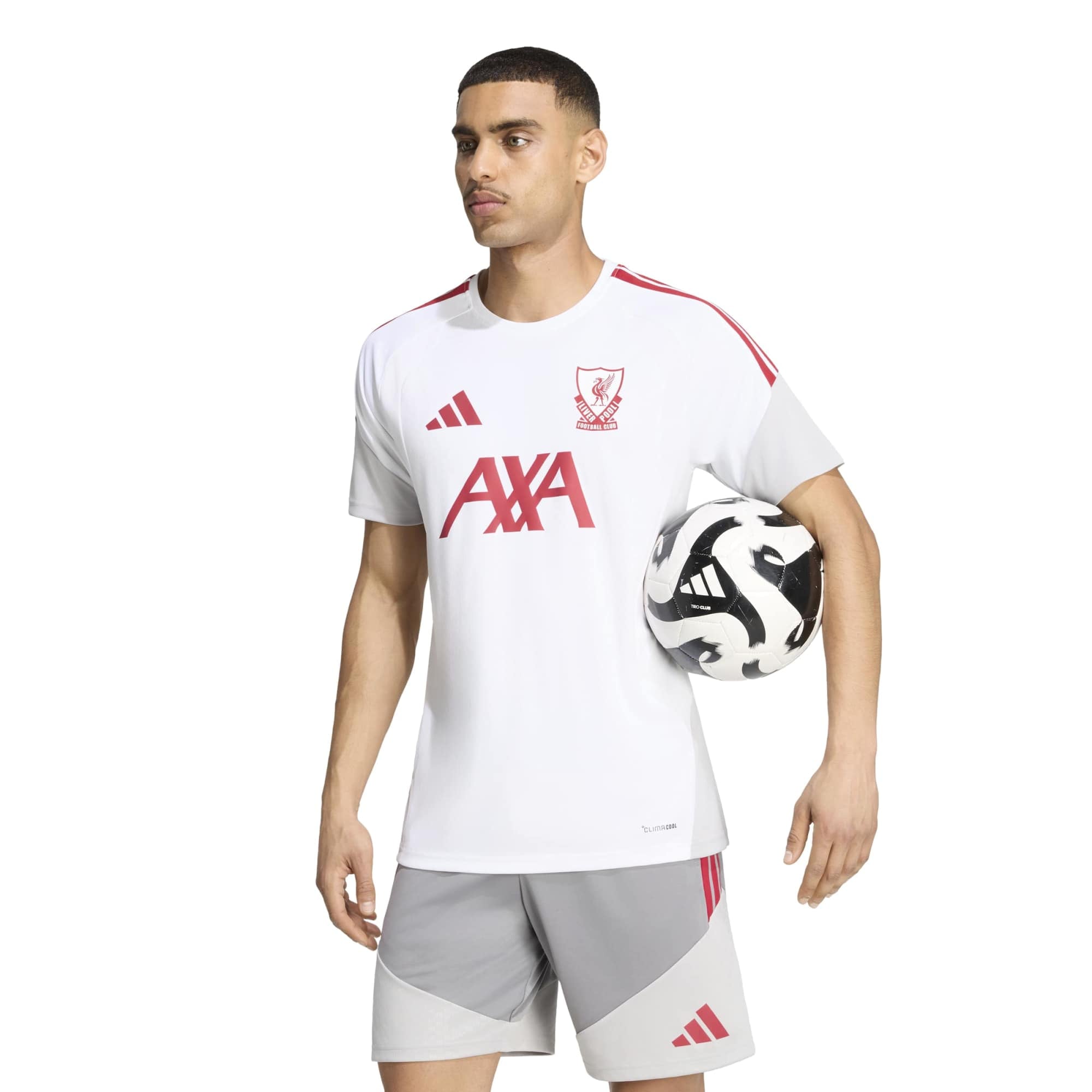 Liverpool adidas Training Jersey - White, , rebel_hi-res