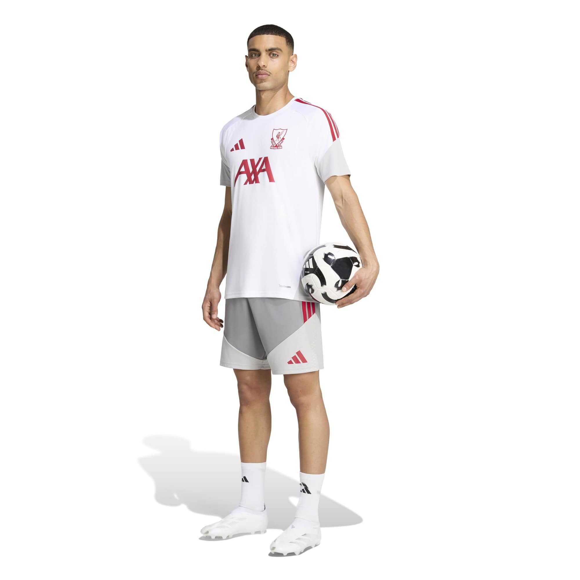 Liverpool adidas Training Jersey - White, , rebel_hi-res