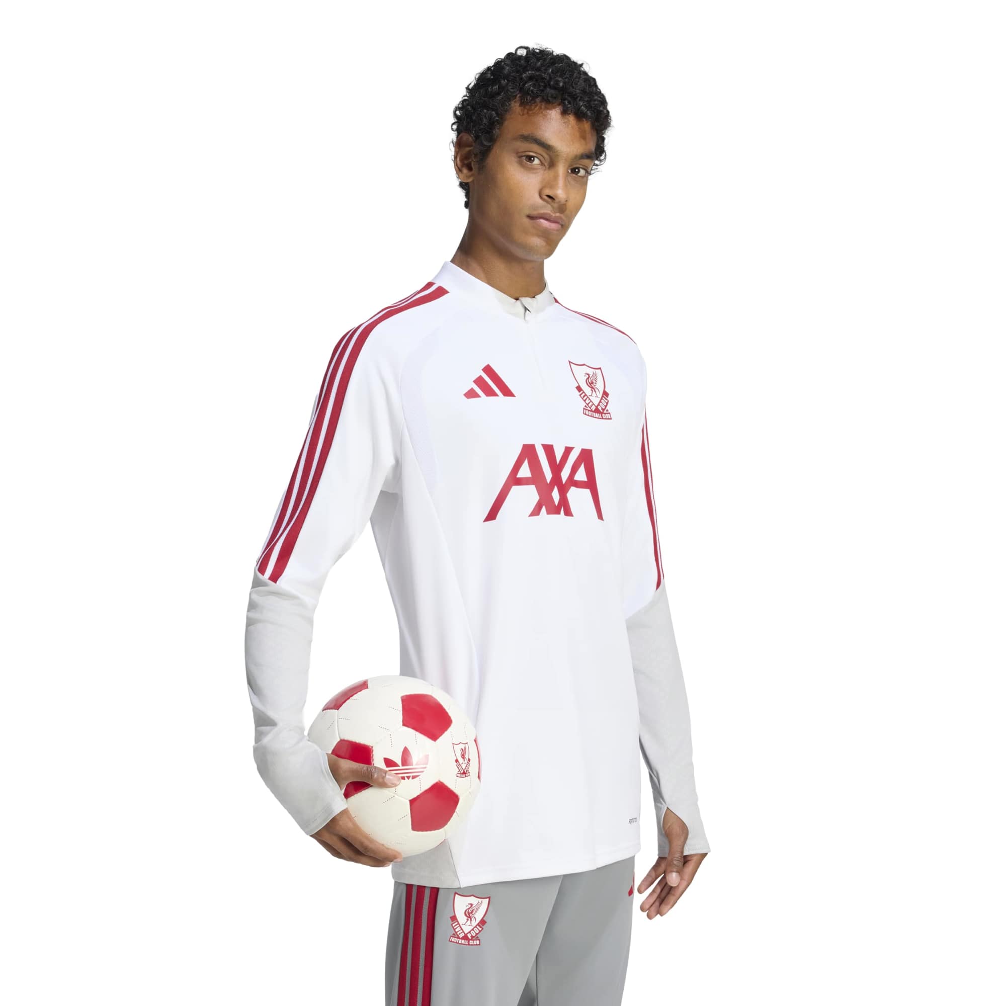 Liverpool adidas Training Top - White, , rebel_hi-res