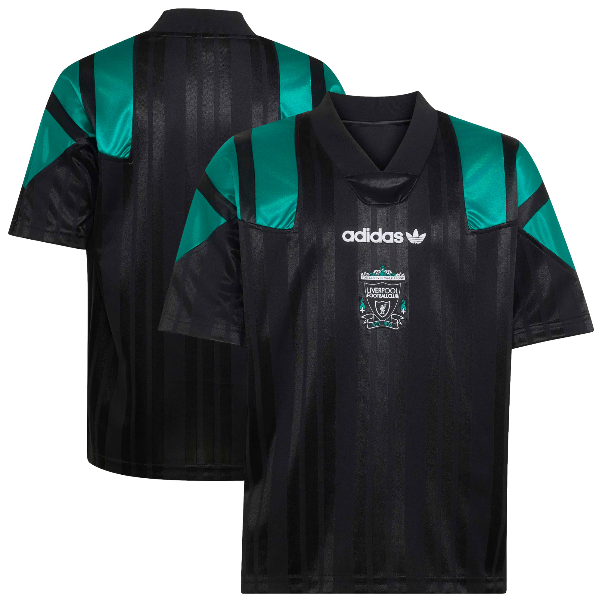 Liverpool adidas EQT Jersey - Black - Kids, , rebel_hi-res