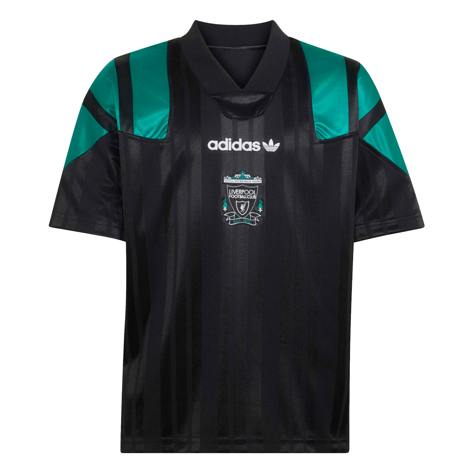 Liverpool adidas EQT Jersey - Black - Kids, , rebel_hi-res