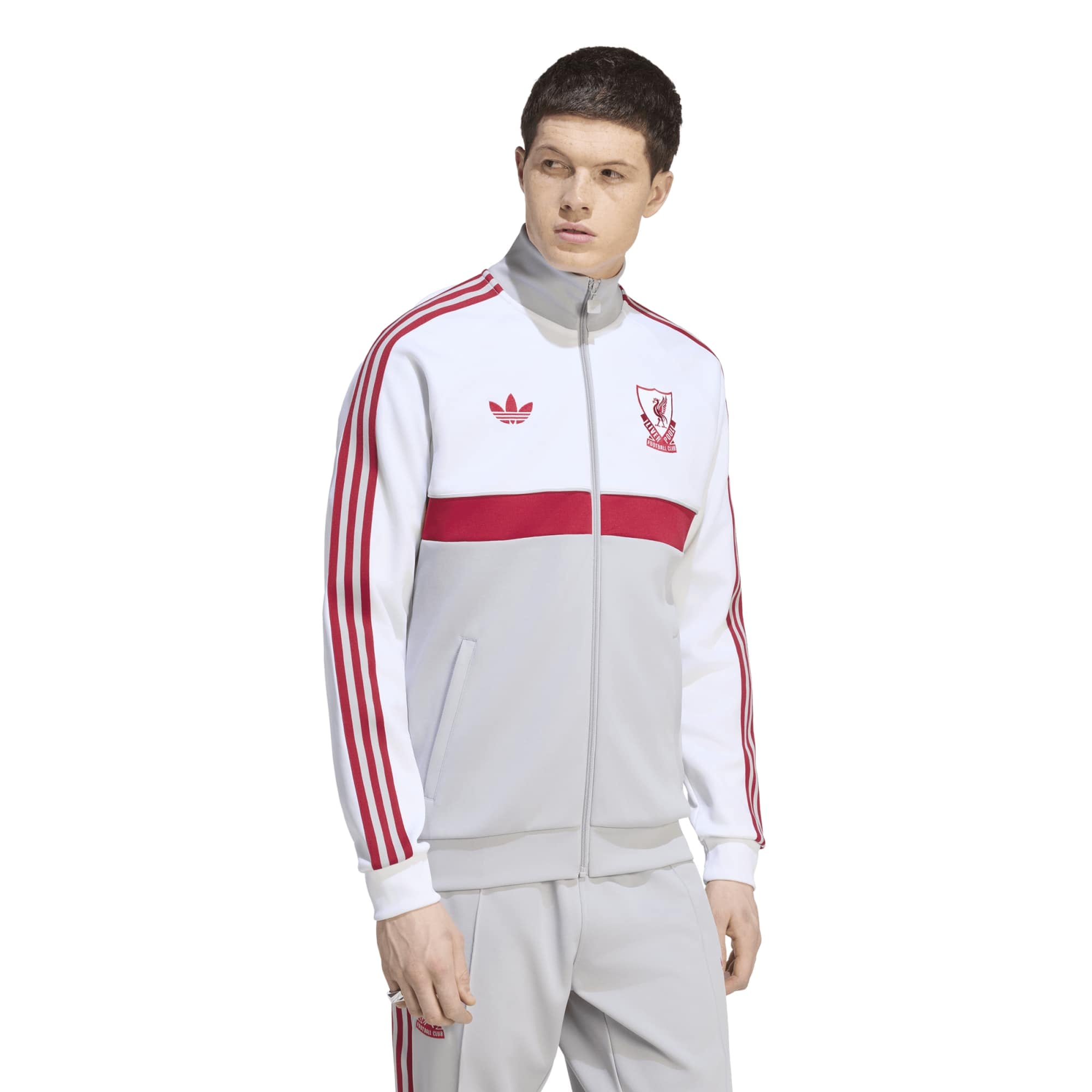 Liverpool adidas Originals Track Top - White, , rebel_hi-res