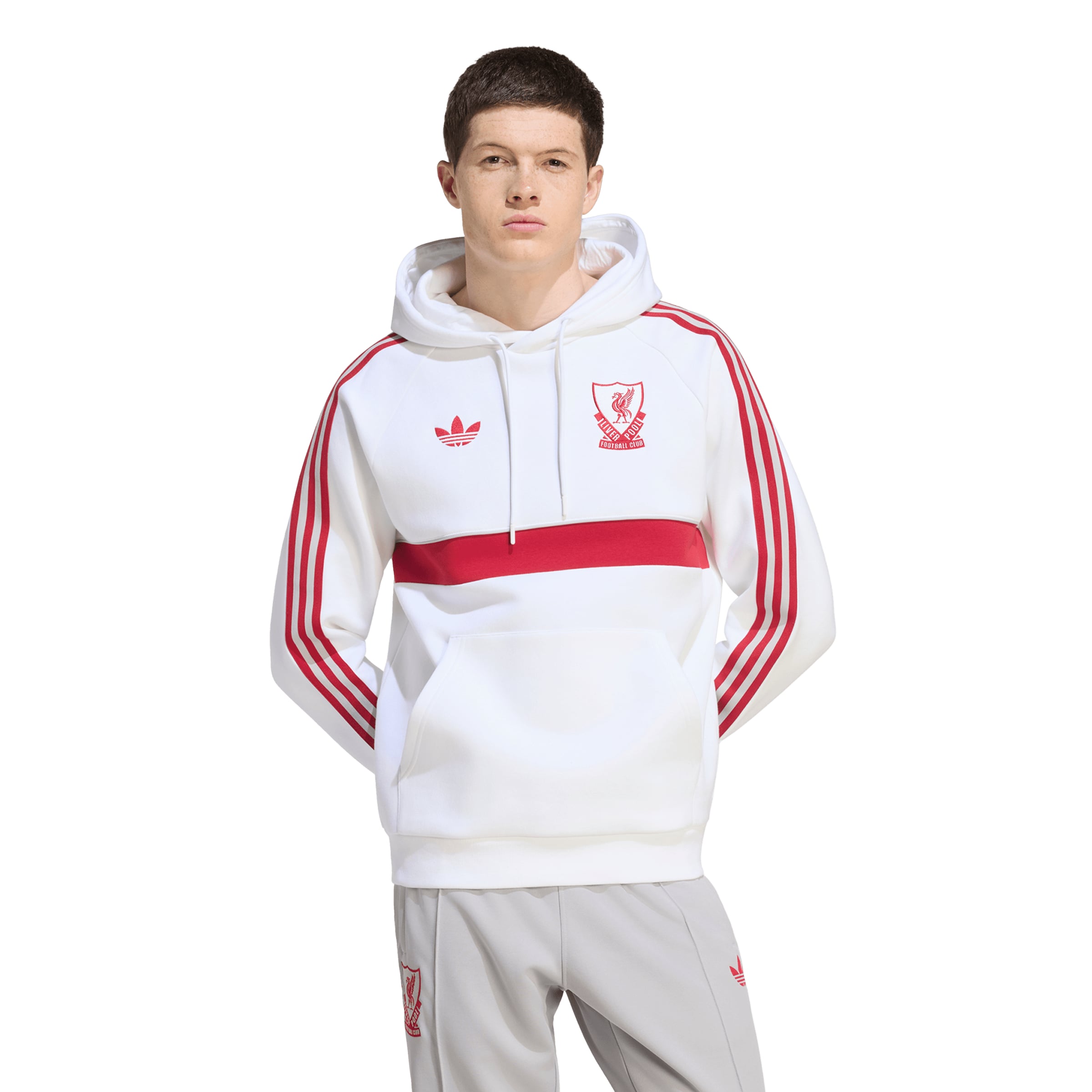 Liverpool adidas Originals Hoodie - White, , rebel_hi-res
