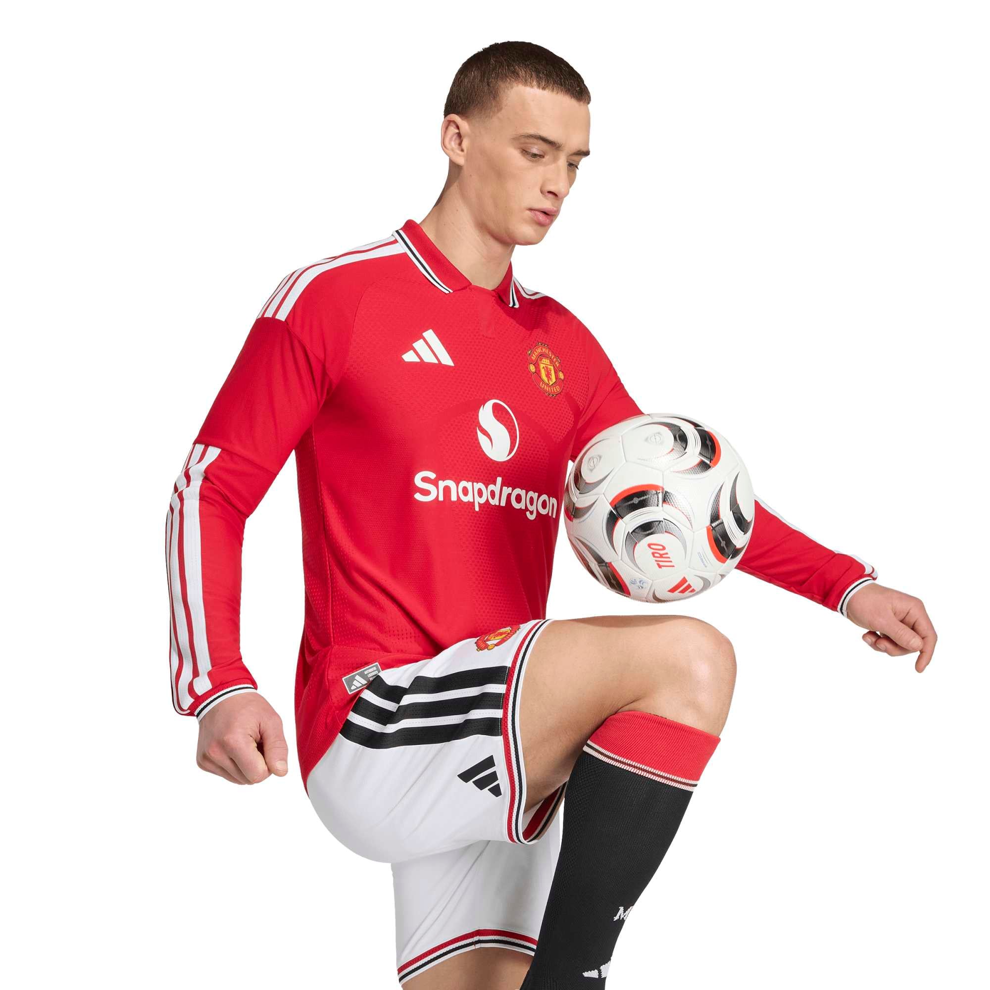Manchester United adidas Home Authentic Shirt 2026-27 - Long Sleeve, , rebel_hi-res