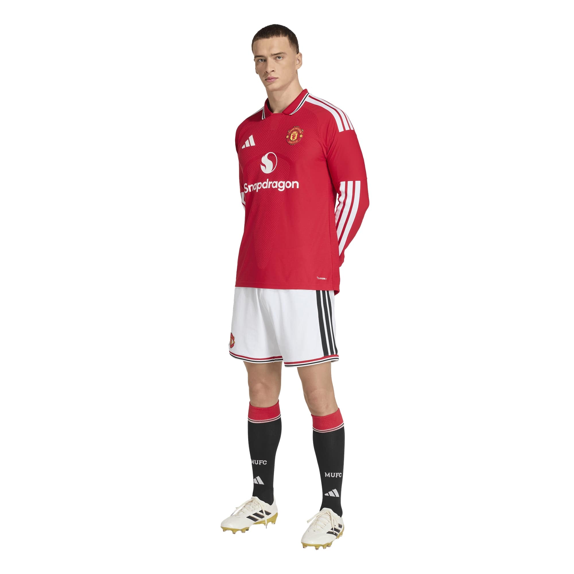 Manchester United adidas Home Authentic Shirt 2026-27 - Long Sleeve, , rebel_hi-res
