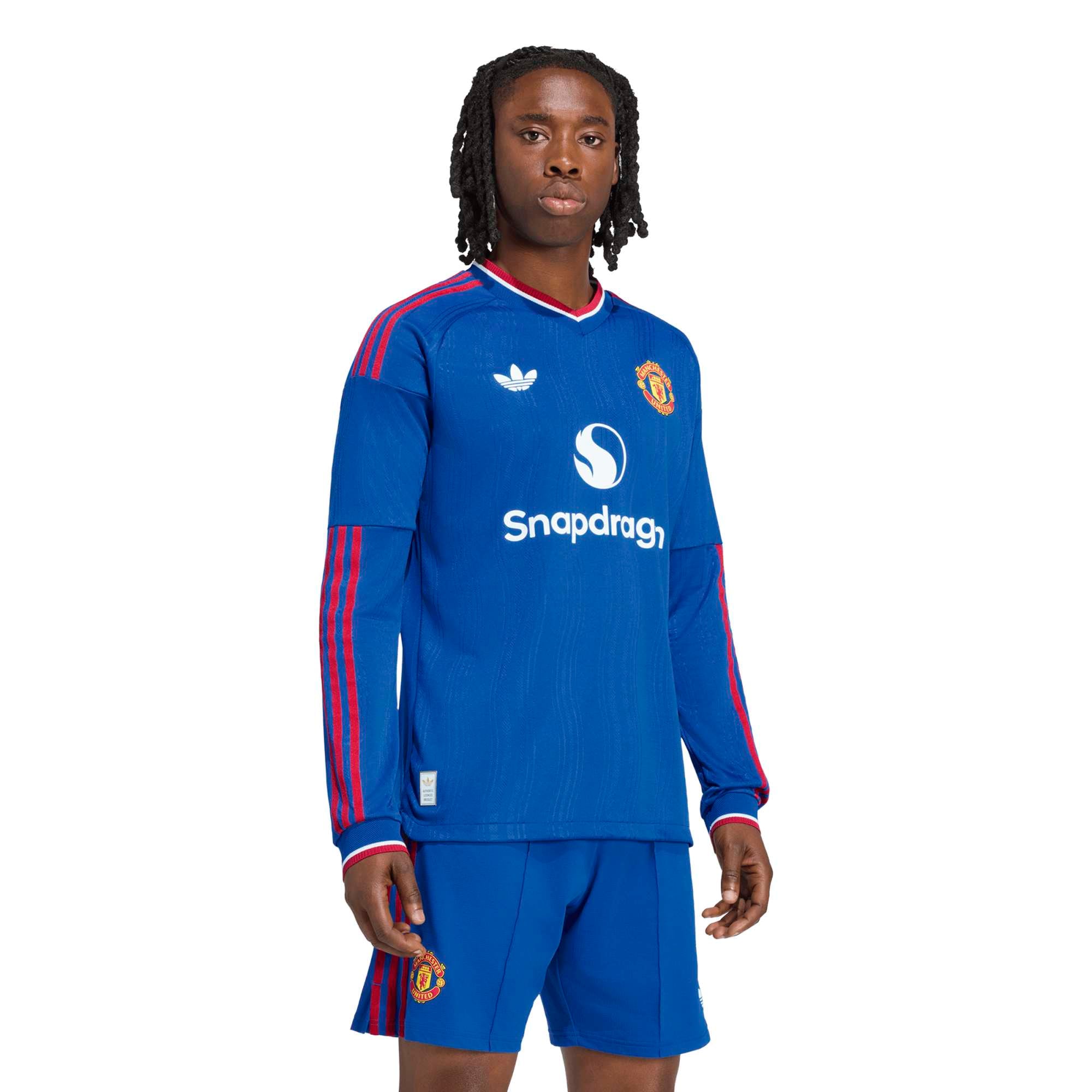 Manchester United adidas Away Authentic Shirt 2026-27 - Long Sleeve, , rebel_hi-res