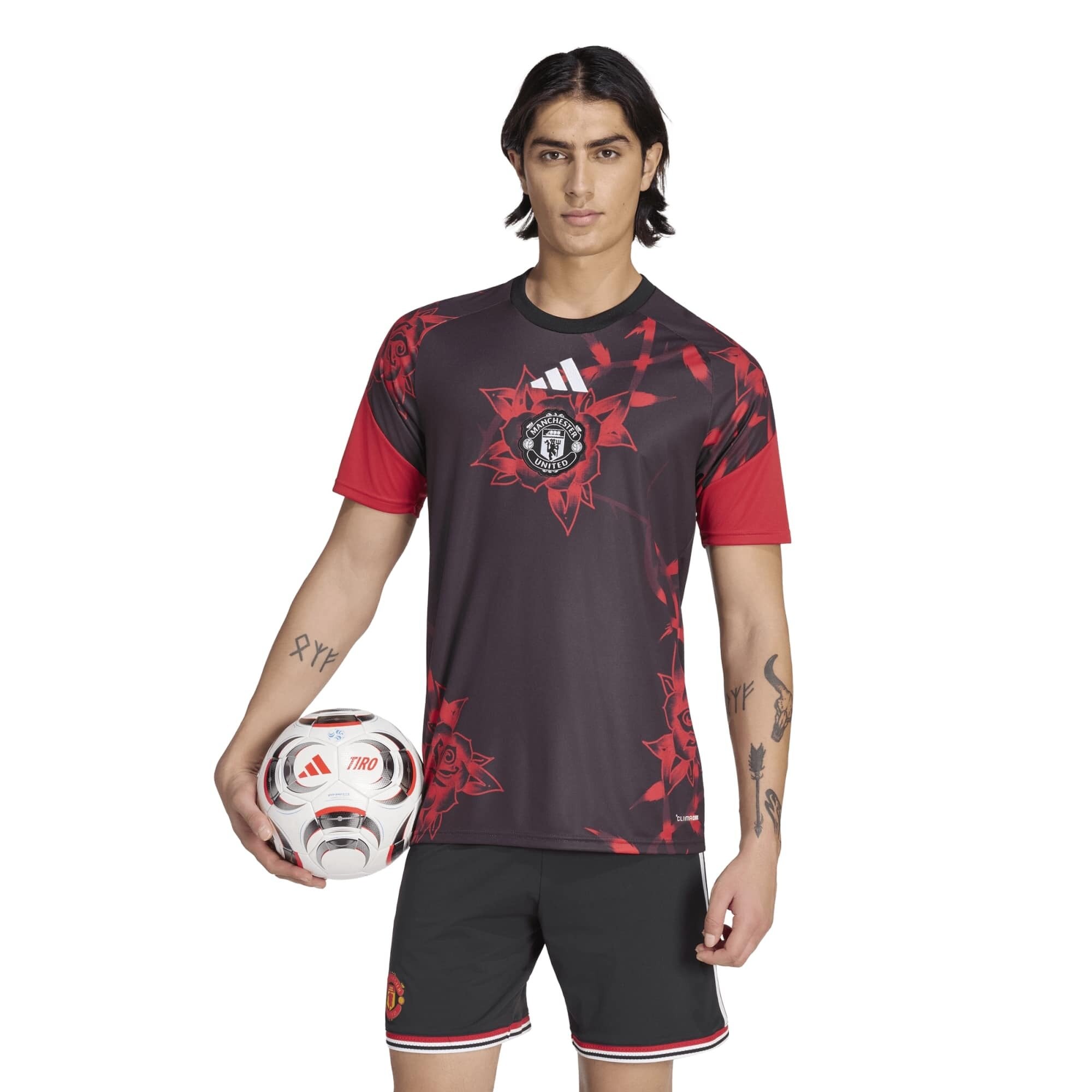 Manchester United adidas Pre Match Shirt - Red, , rebel_hi-res
