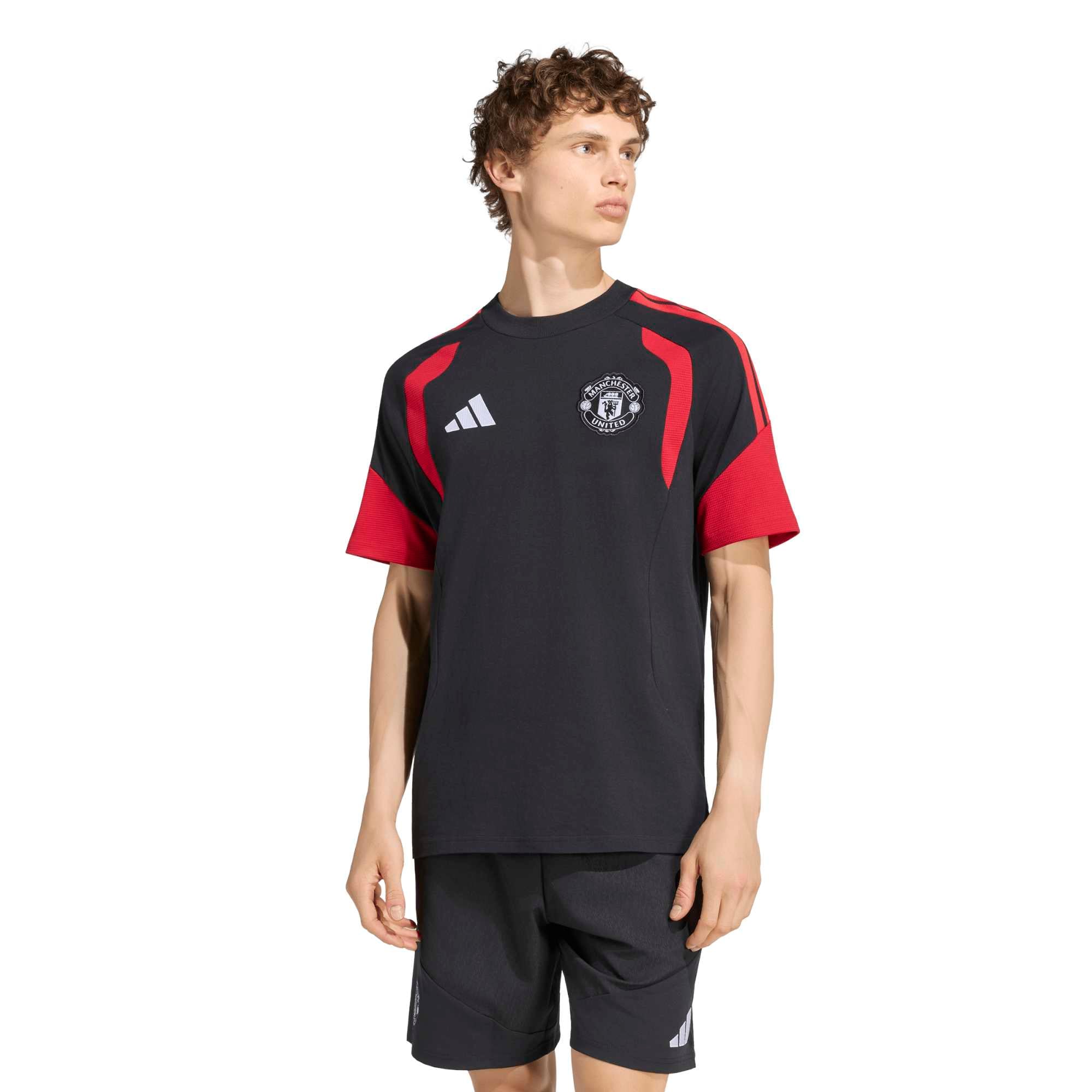 Manchester United adidas Training T-Shirt - Black, , rebel_hi-res