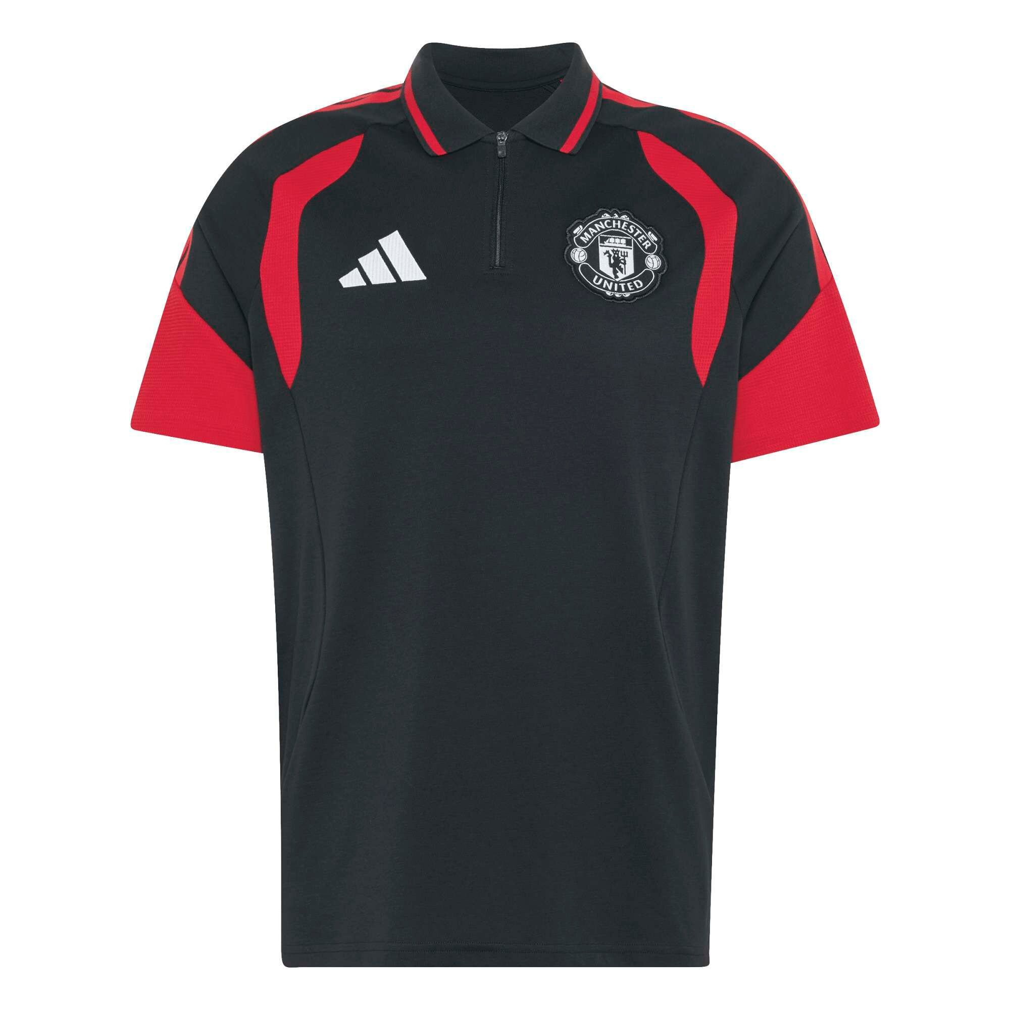 Manchester United adidas Training Polo - Black, , rebel_hi-res