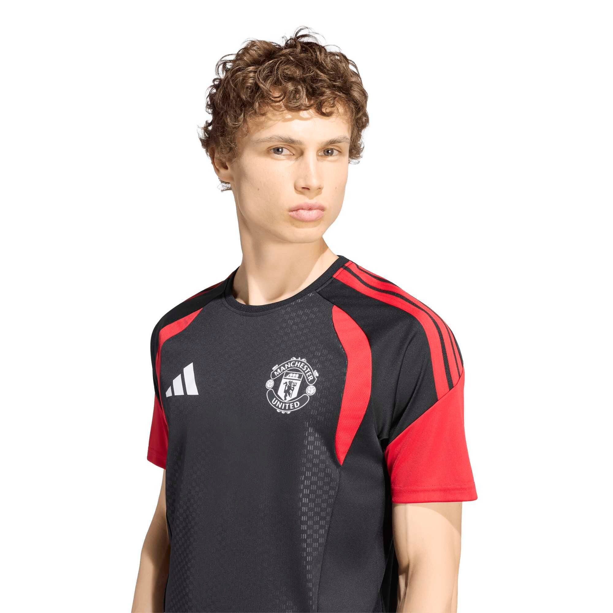Manchester United adidas Training Jersey - Black, , rebel_hi-res