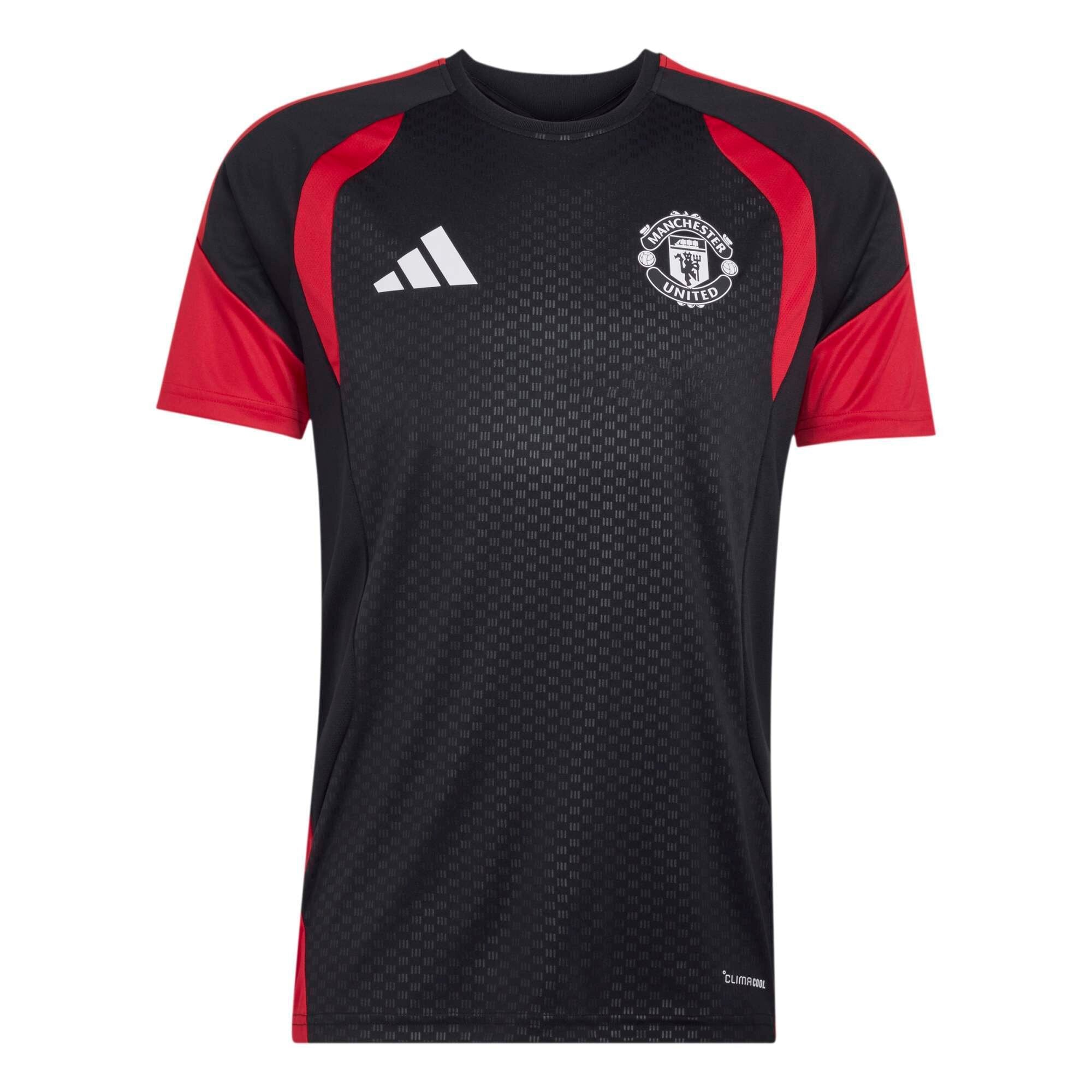 Manchester United adidas Training Jersey - Black, , rebel_hi-res