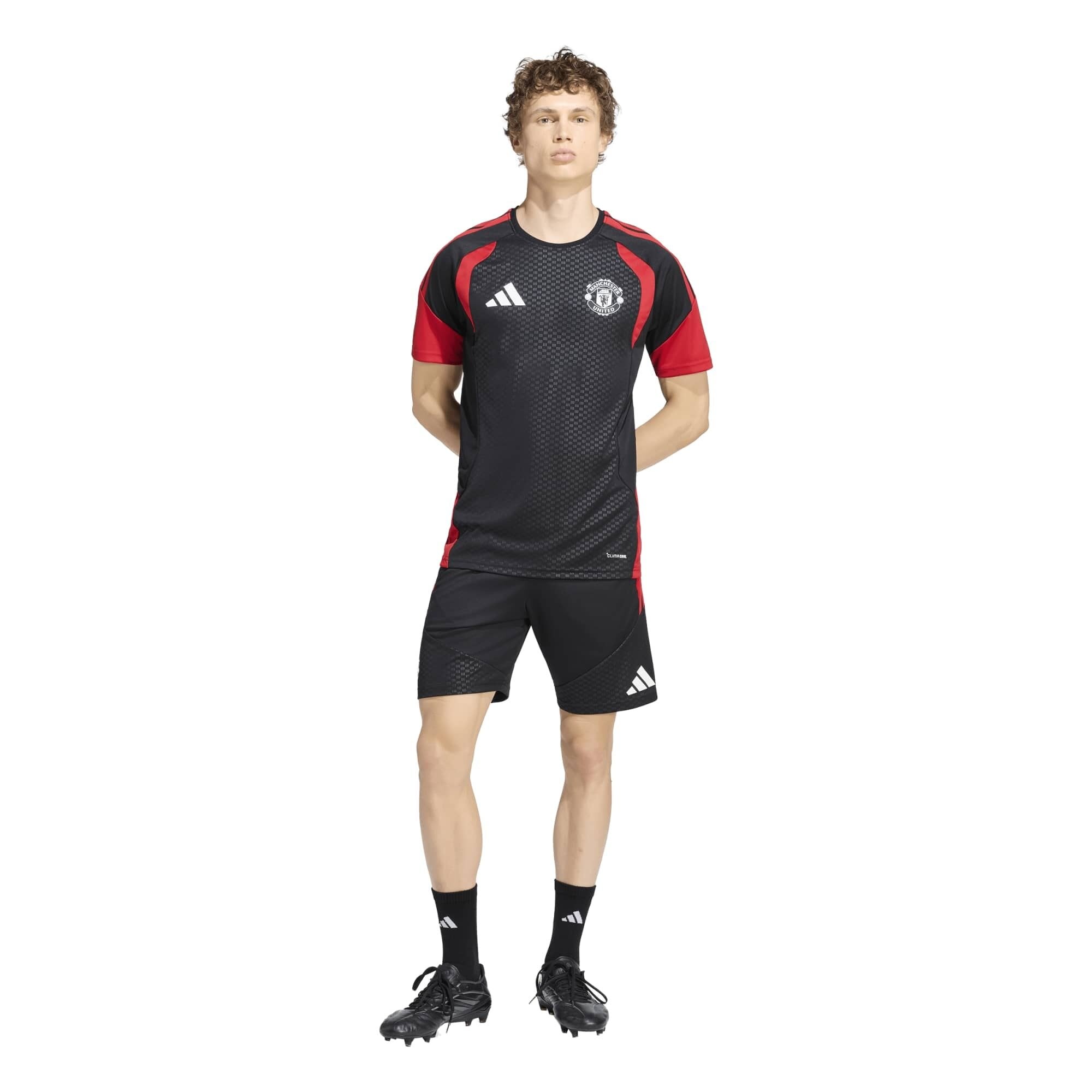 Manchester United adidas Training Jersey - Black, , rebel_hi-res