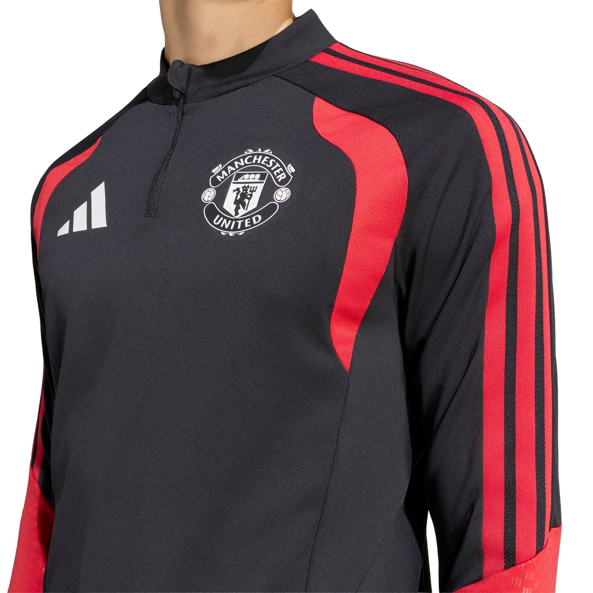 Manchester United adidas Training Top - Black, , rebel_hi-res