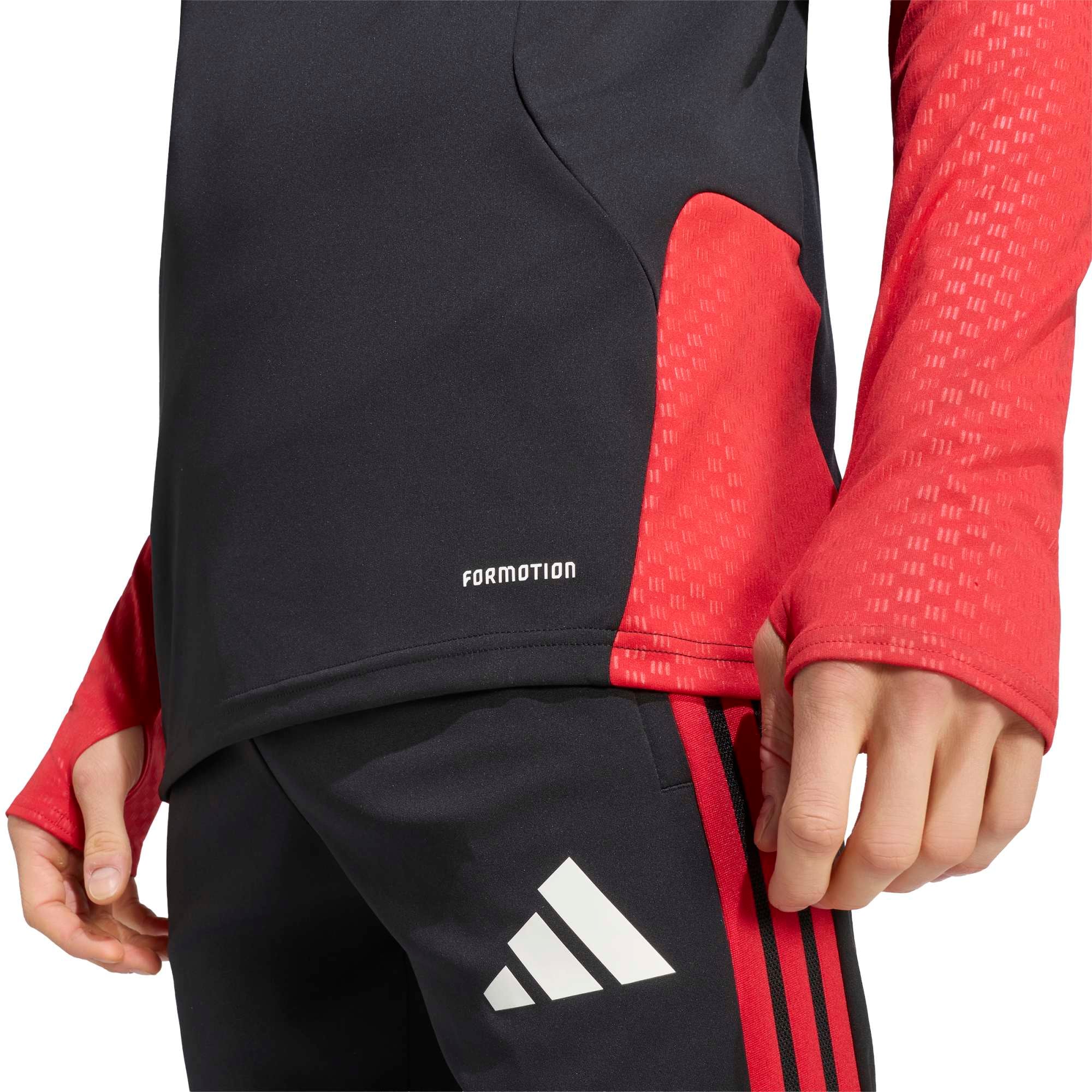 Manchester United adidas Training Top - Black, , rebel_hi-res