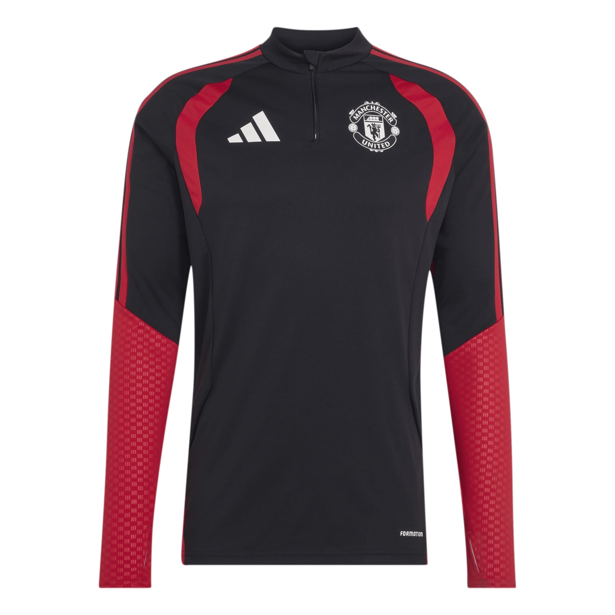 Manchester United adidas Training Top - Black, , rebel_hi-res