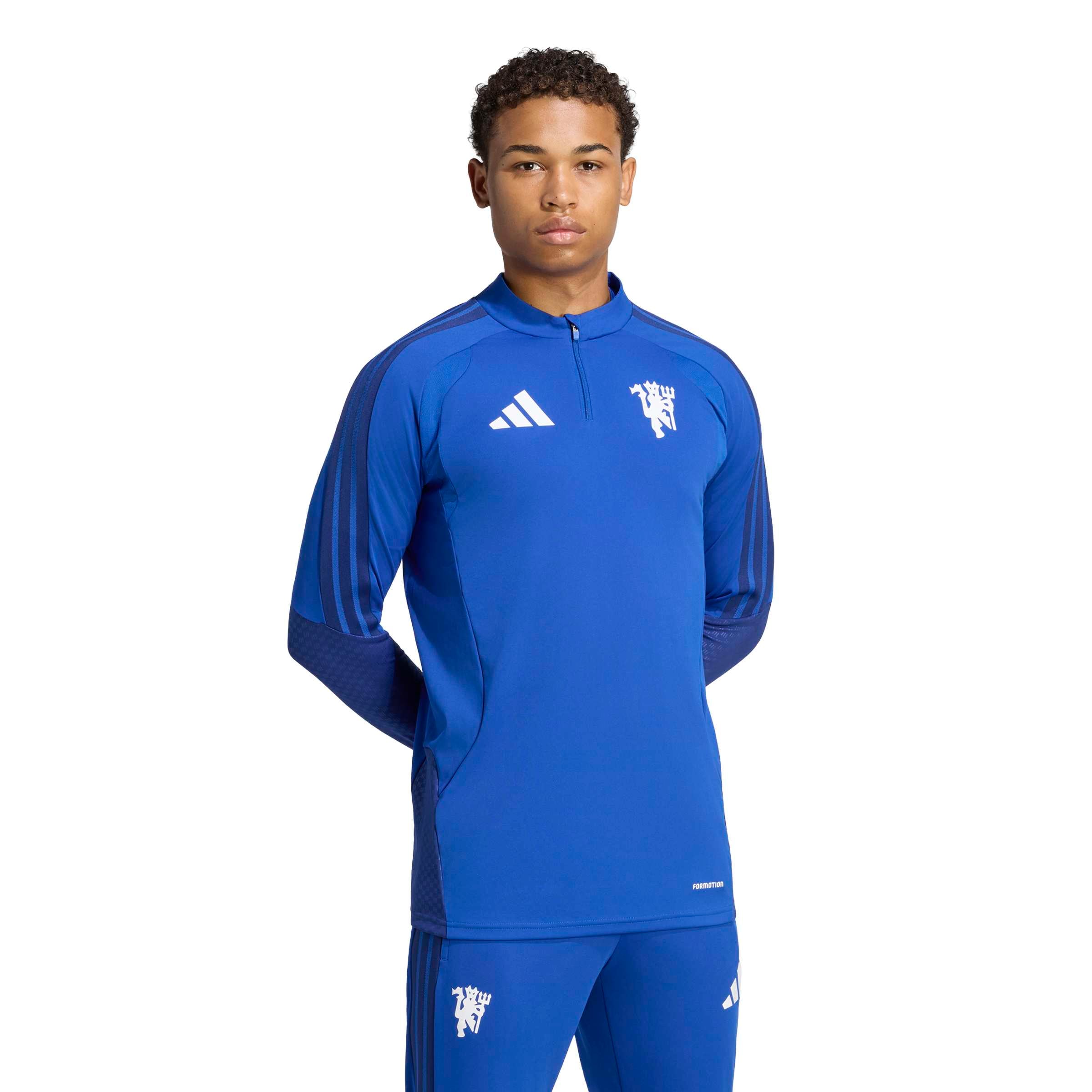 Manchester United adidas Cup Training Top - Royal, , rebel_hi-res