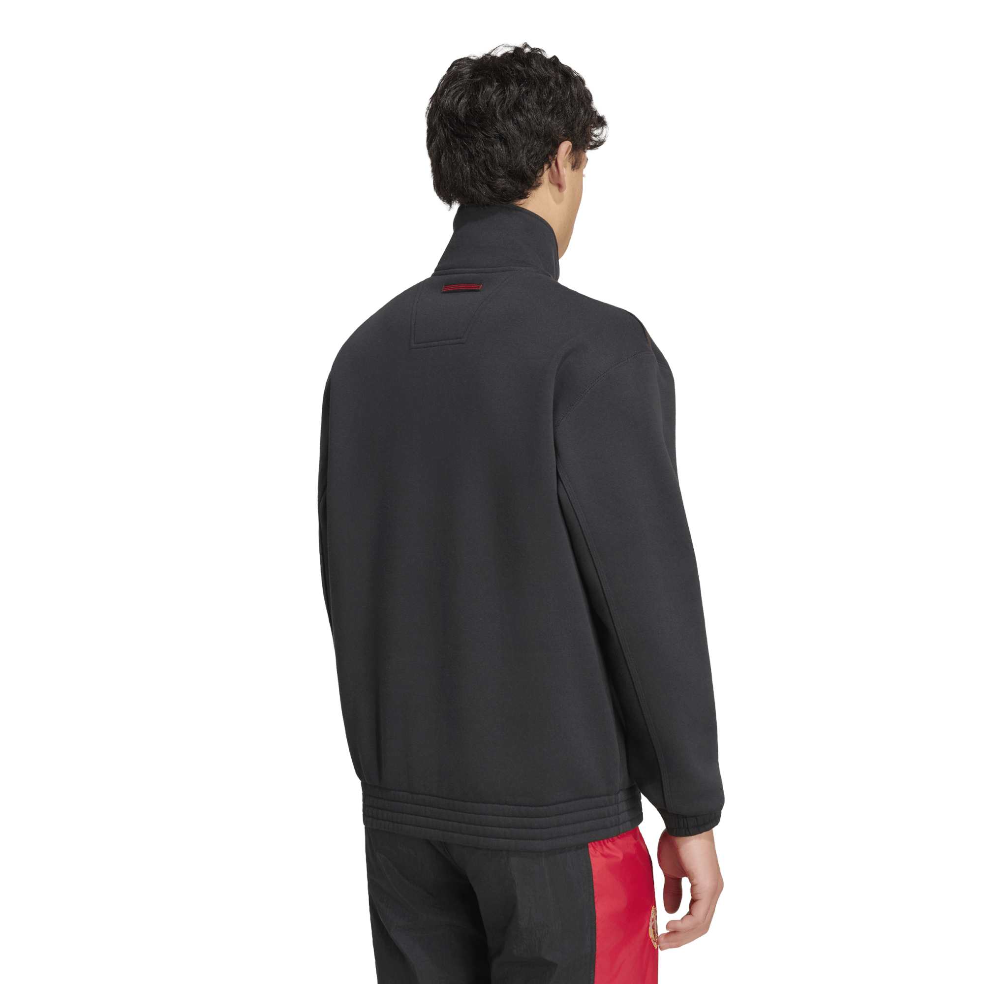 Manchester United adidas EQT Half Zip Top - Black, , rebel_hi-res
