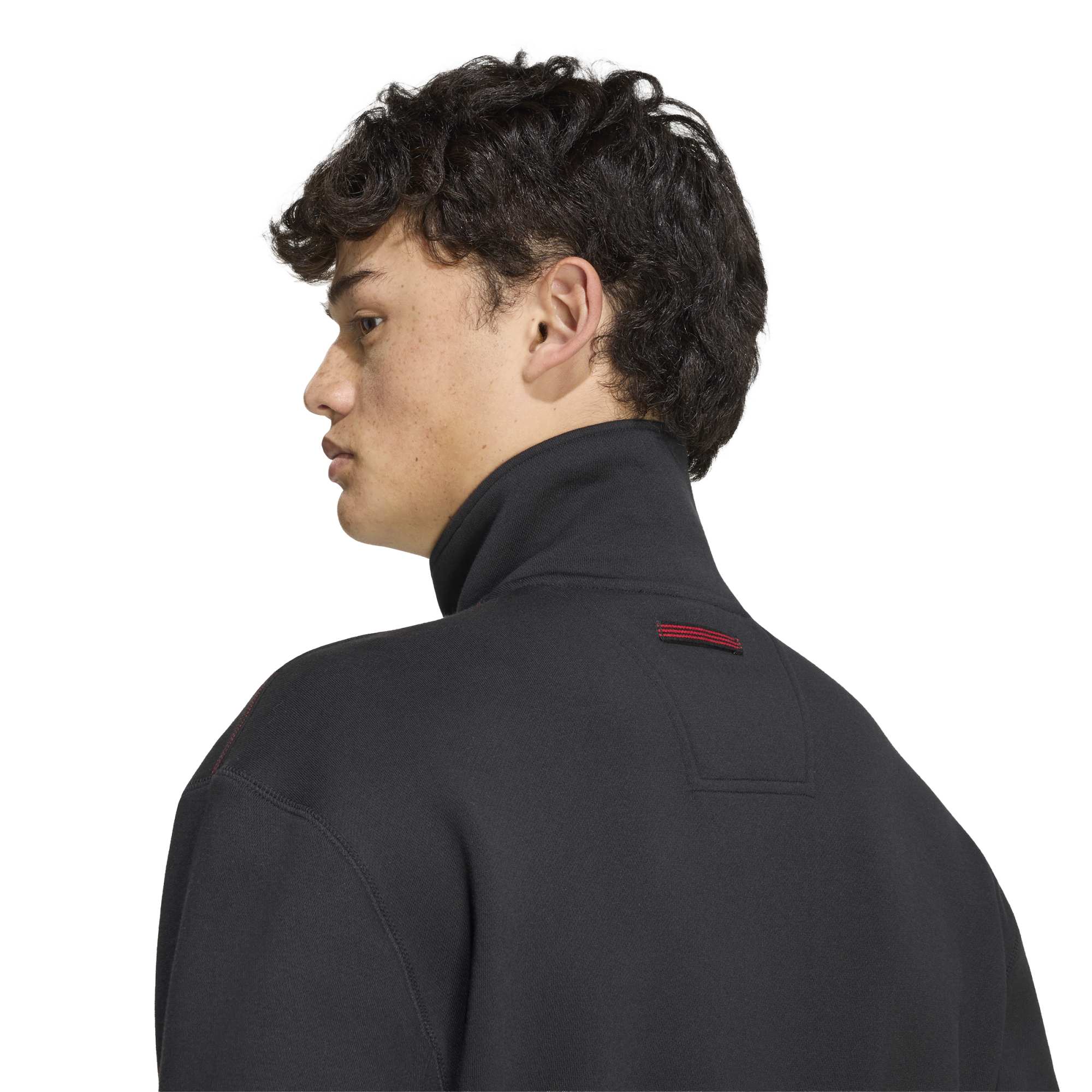 Manchester United adidas EQT Half Zip Top - Black, , rebel_hi-res