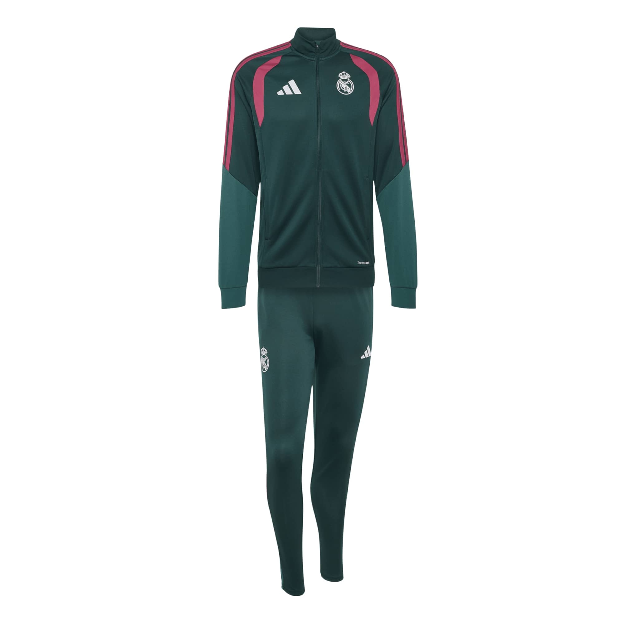 Real Madrid adidas Training Tracksuit - Dark Green, , rebel_hi-res