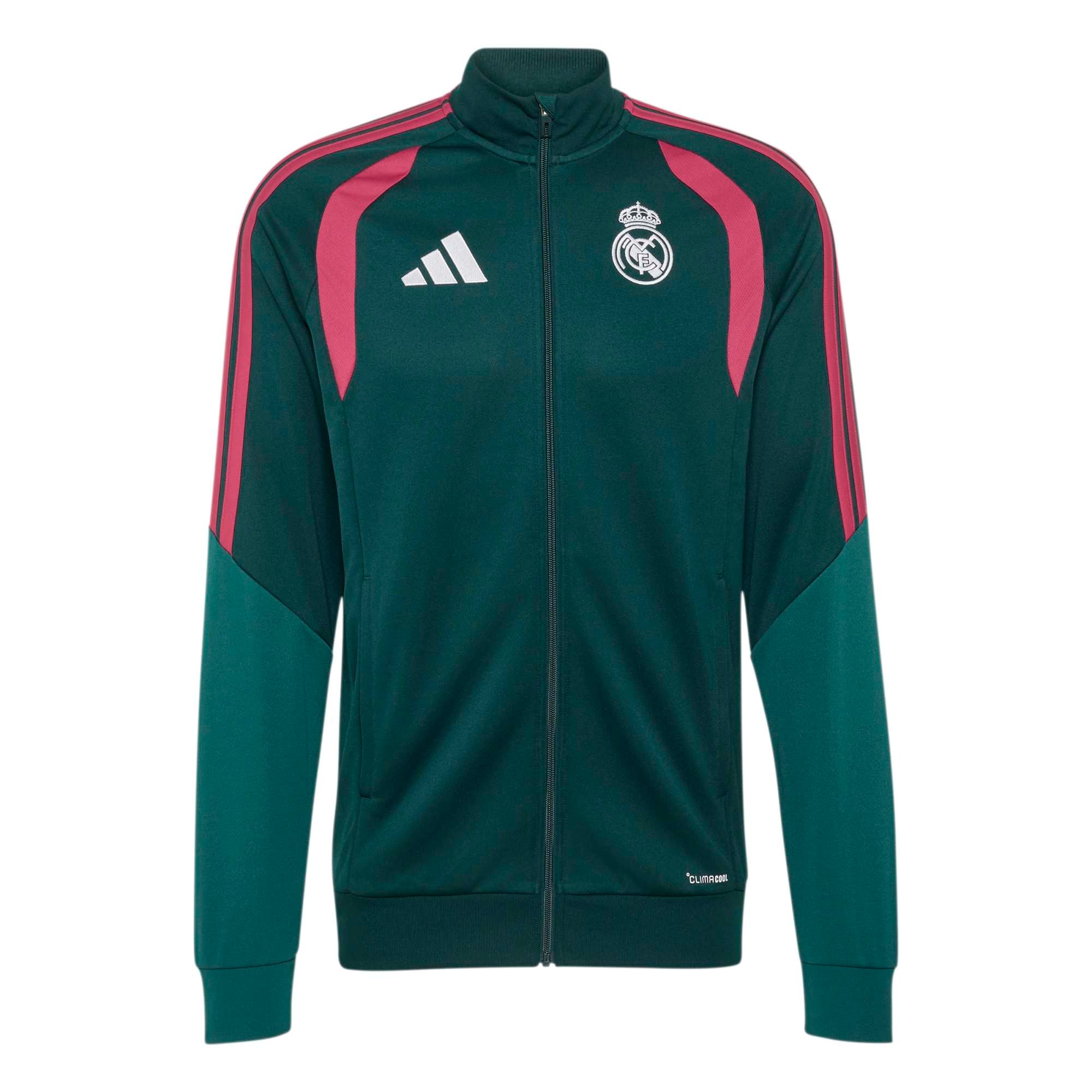 Real Madrid adidas Training Tracksuit - Dark Green, , rebel_hi-res