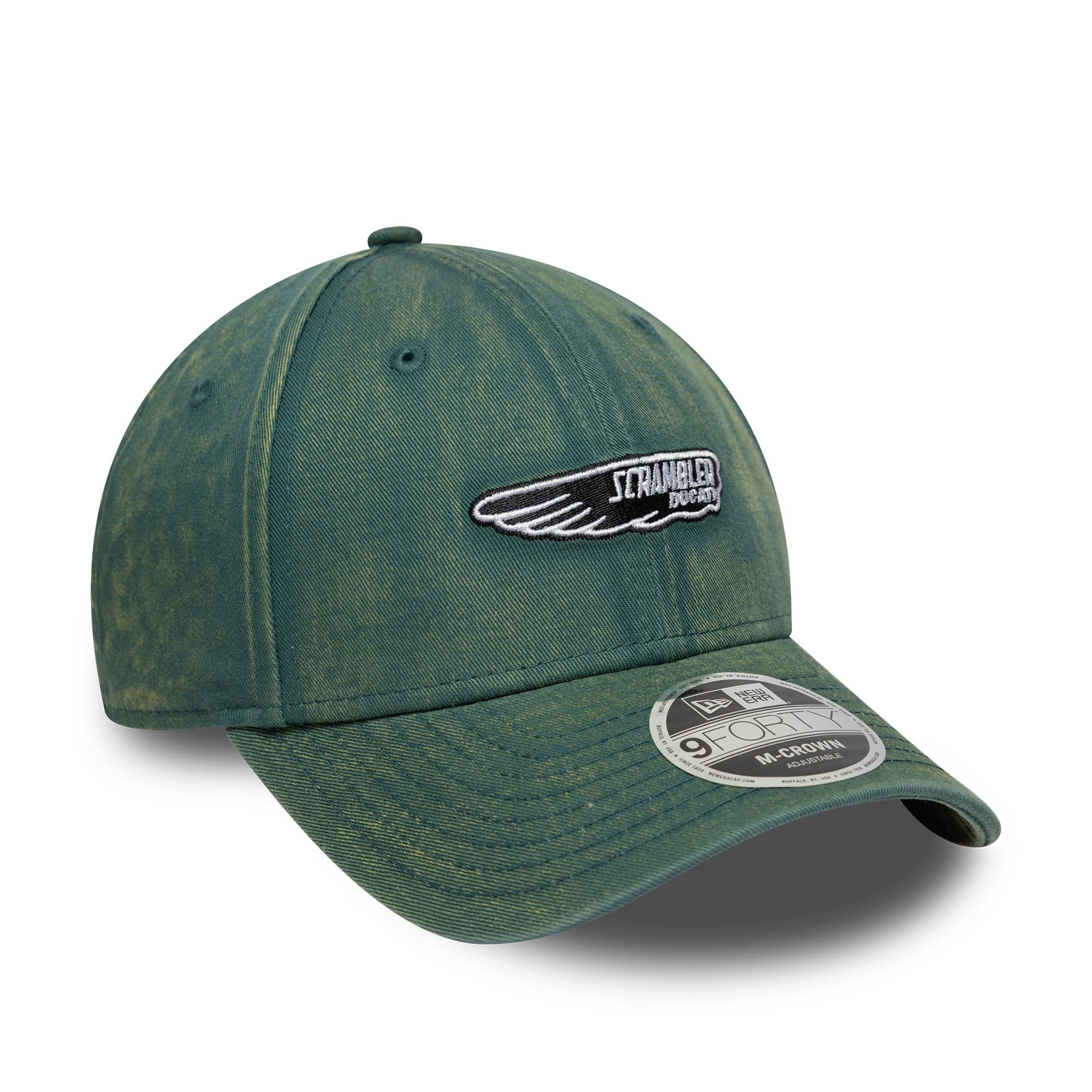 Ducati Corse New Era Scrambler 9FORTY M-Crown Cap - Green - Unisex, , rebel_hi-res