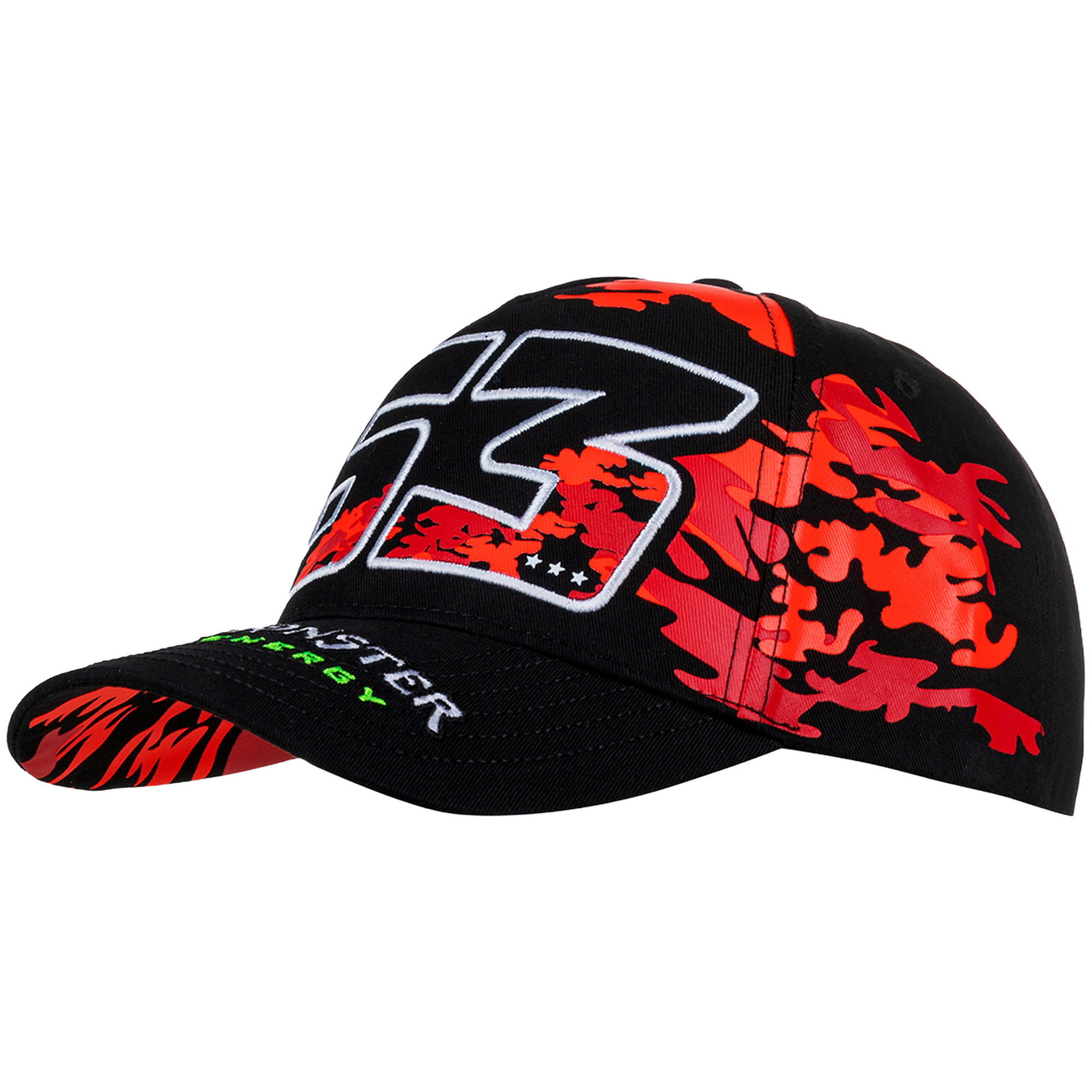 Francesco Bagnaia Dual Monster Energy Curved Visor Cap - Unisex, , rebel_hi-res