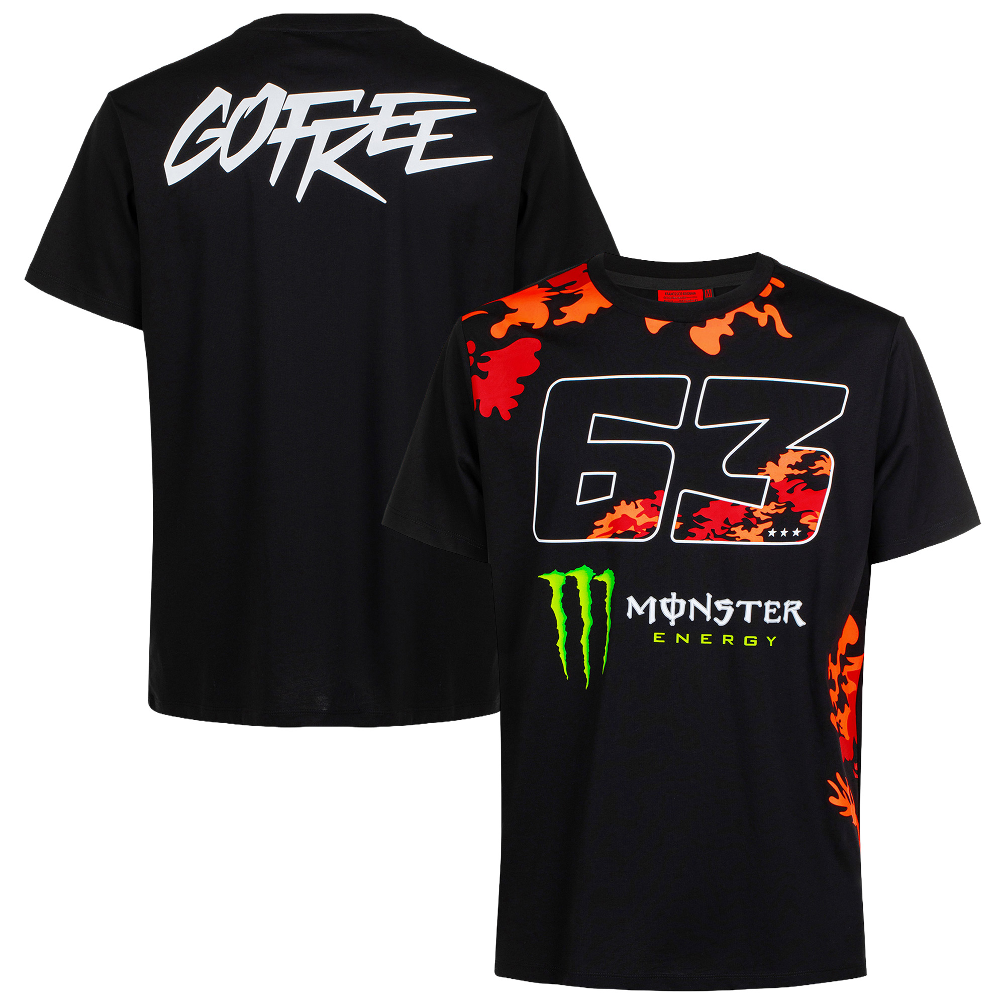 Francesco Bagnaia Dual Monster Energy T-Shirt, , rebel_hi-res