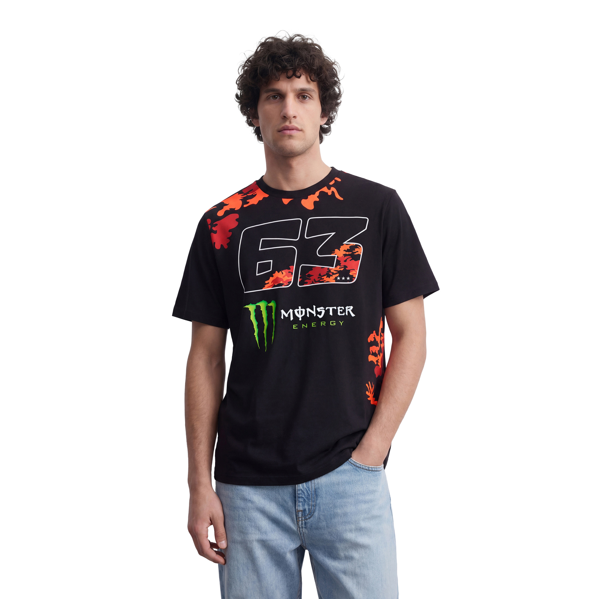 Francesco Bagnaia Dual Monster Energy T-Shirt, , rebel_hi-res