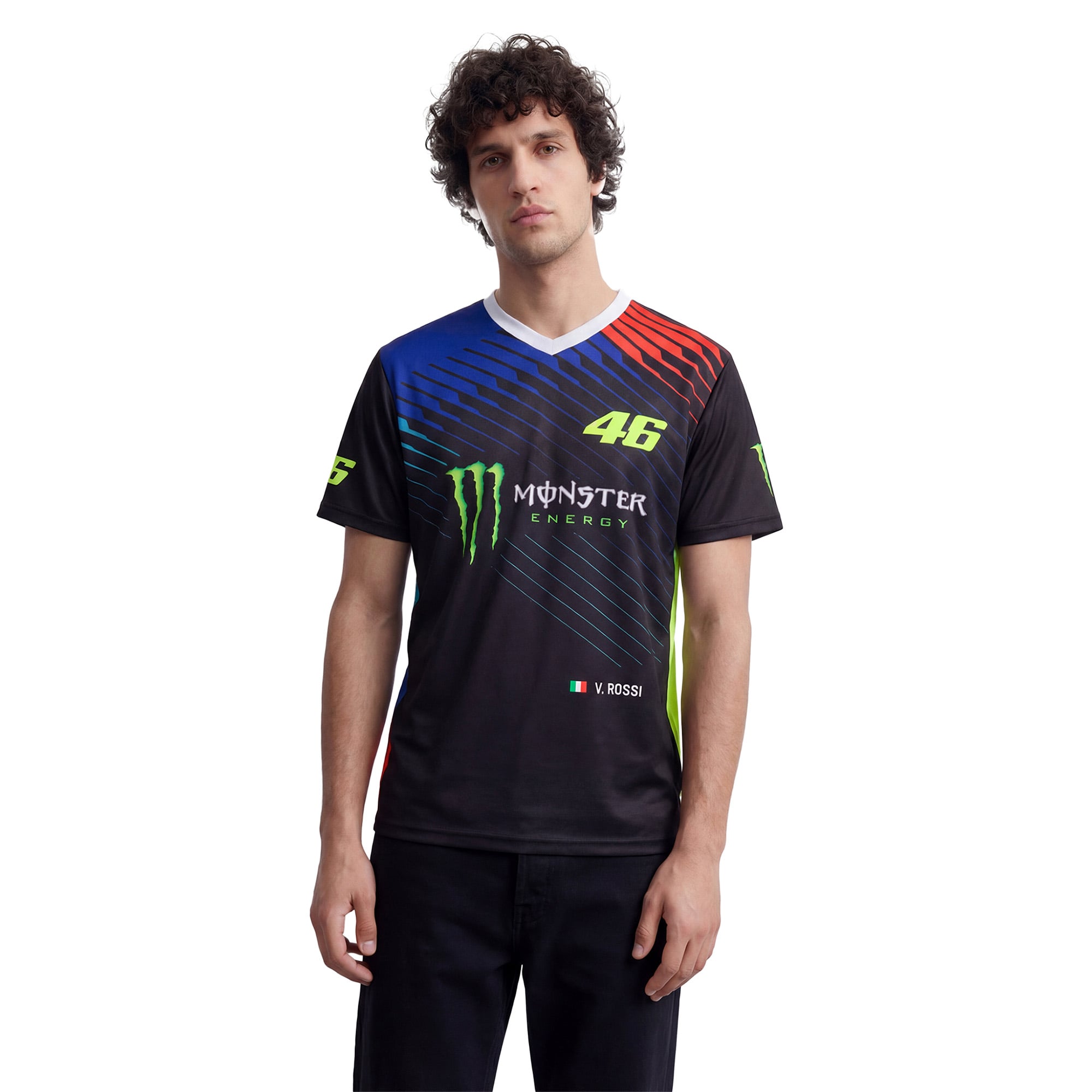VR46 Racing Valentino Rossi X Monster Poly T-Shirt - Unisex, , rebel_hi-res