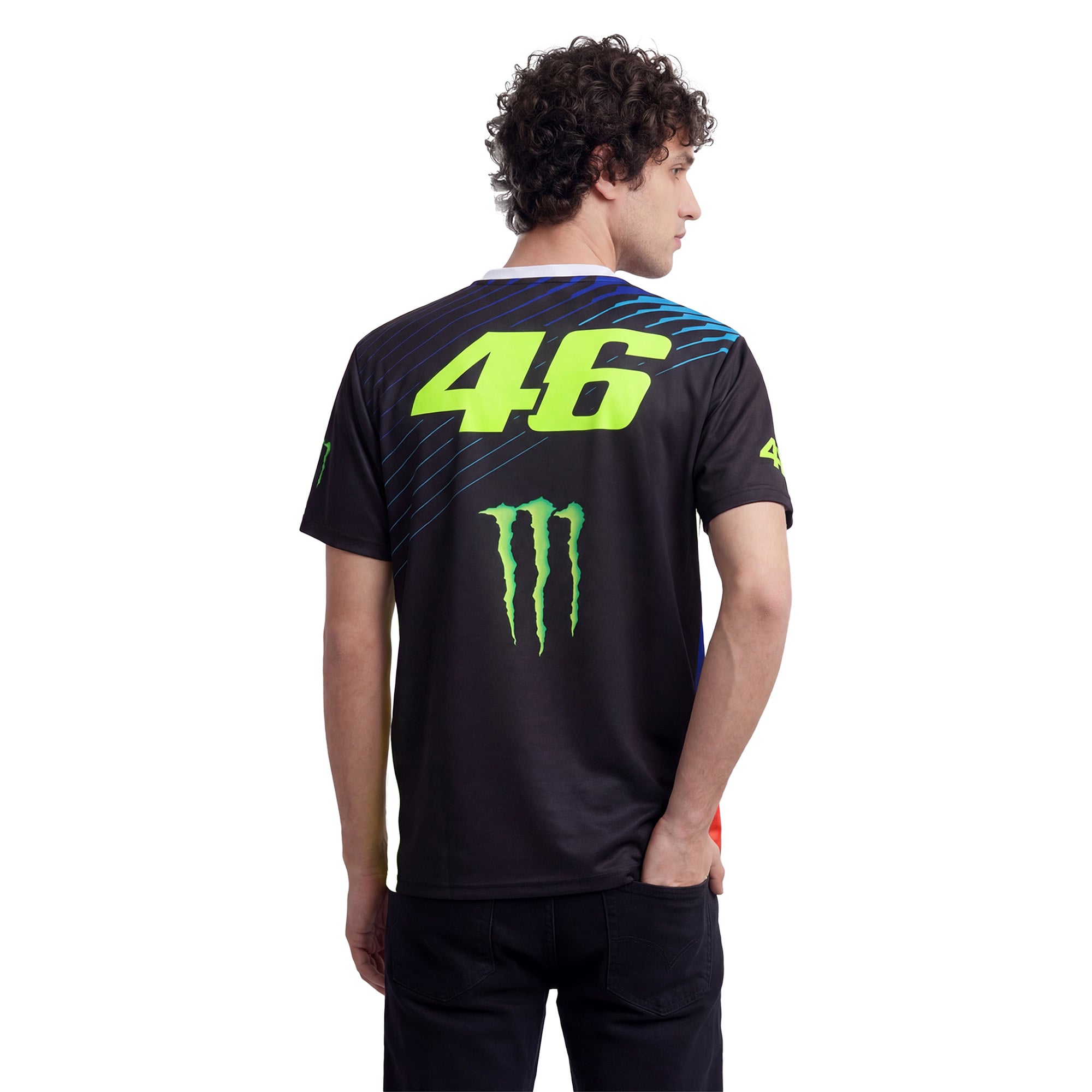 VR46 Racing Valentino Rossi X Monster Poly T-Shirt - Unisex, , rebel_hi-res
