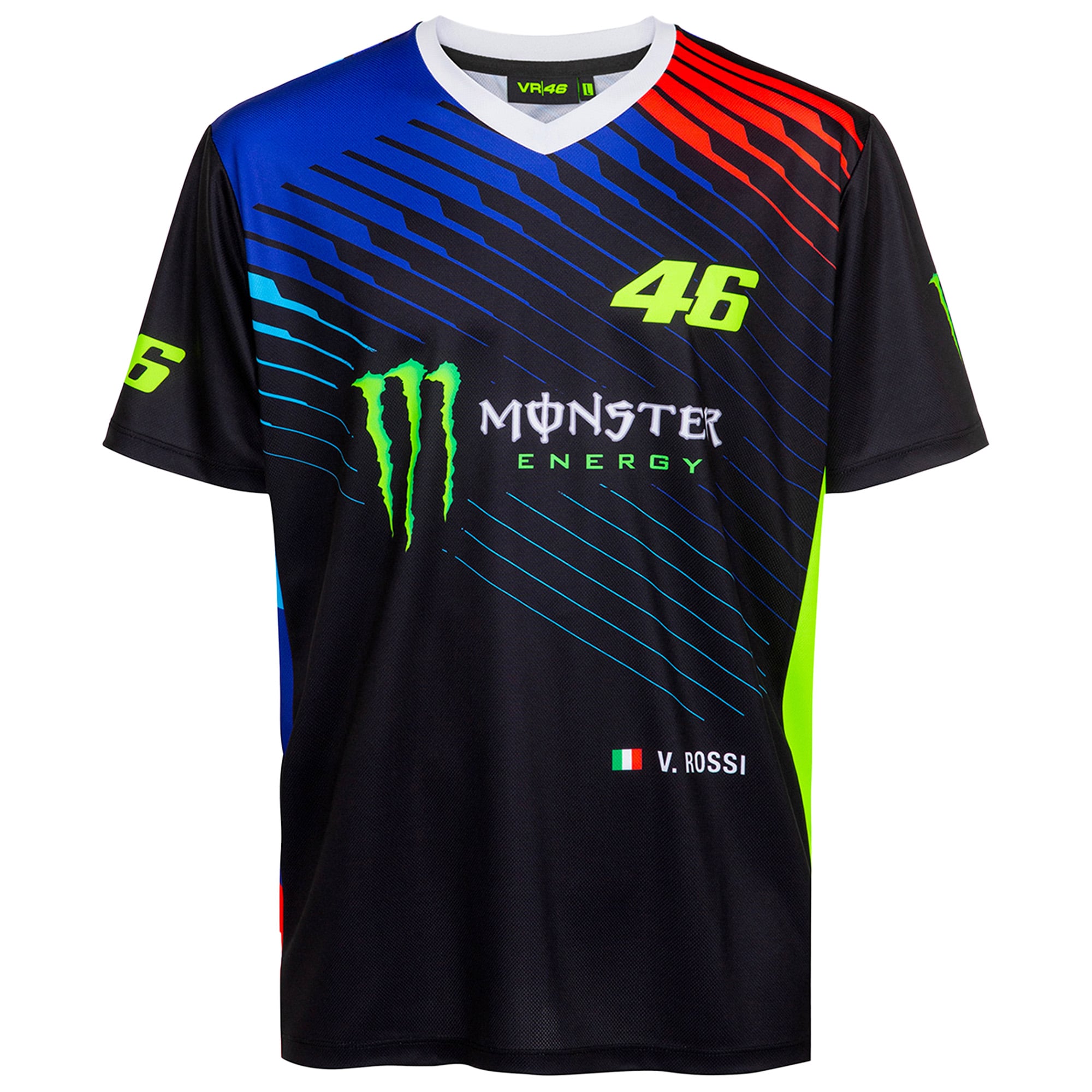 VR46 Racing Valentino Rossi X Monster Poly T-Shirt - Unisex, , rebel_hi-res