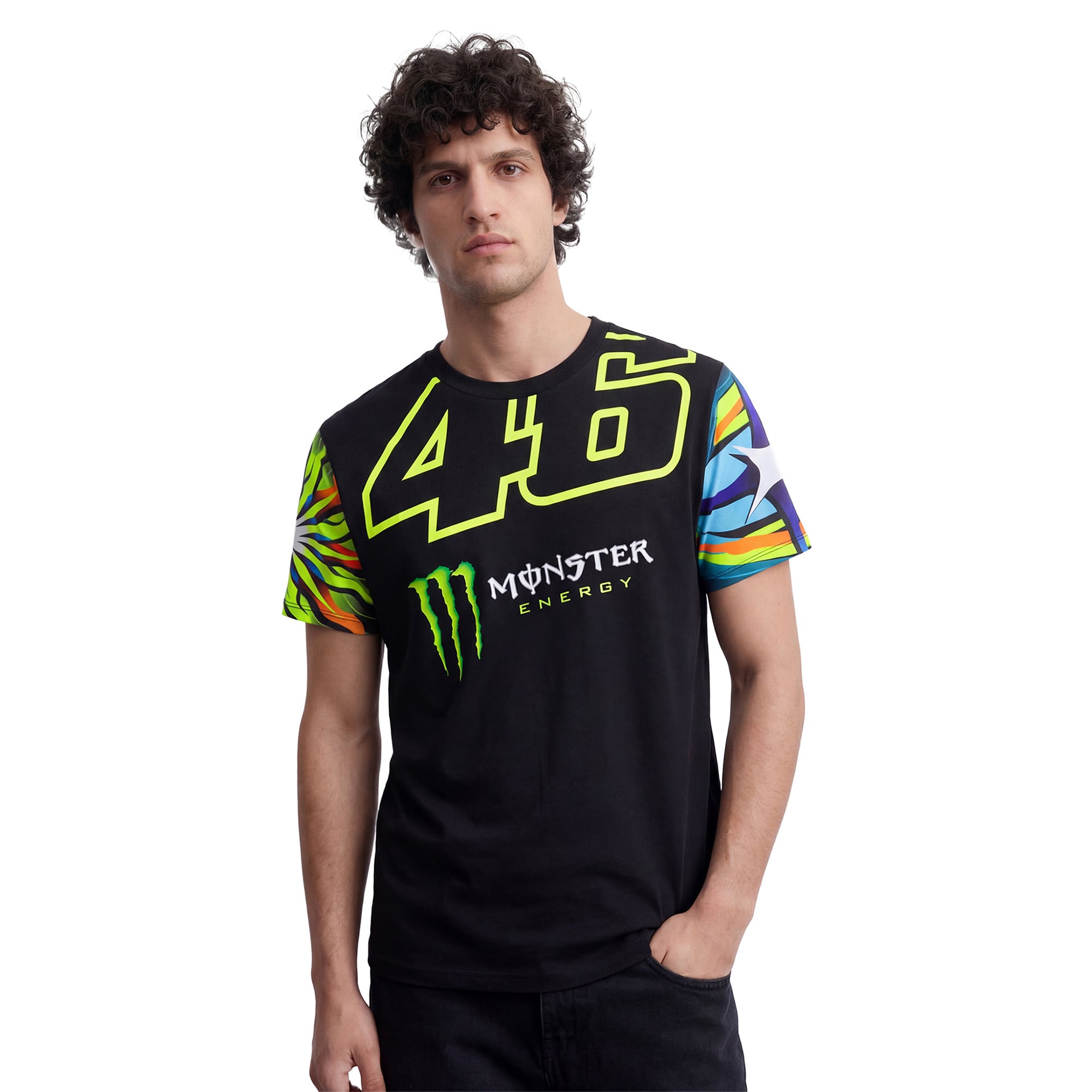 VR46 Racing Valentino Rossi X Monster Graphic T-Shirt - Unisex, , rebel_hi-res