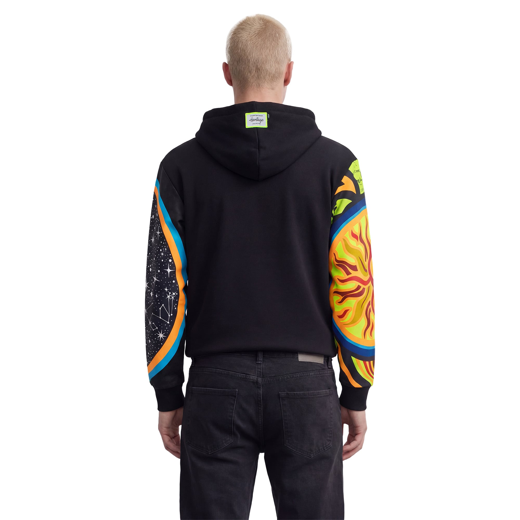VR46 Racing Valentino Rossi Heritage Full Zip Hoodie - Unisex, , rebel_hi-res
